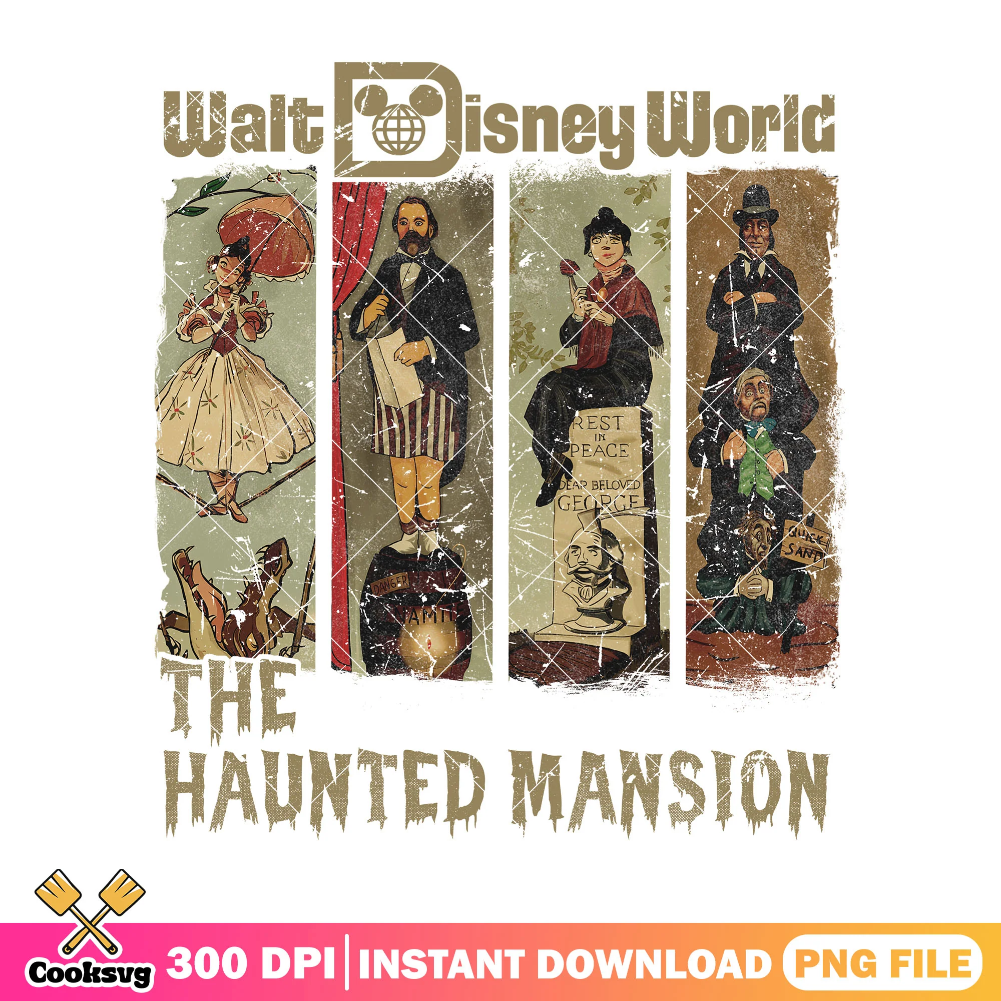 Haunted mansion disney png, walt disney png, halloween town png