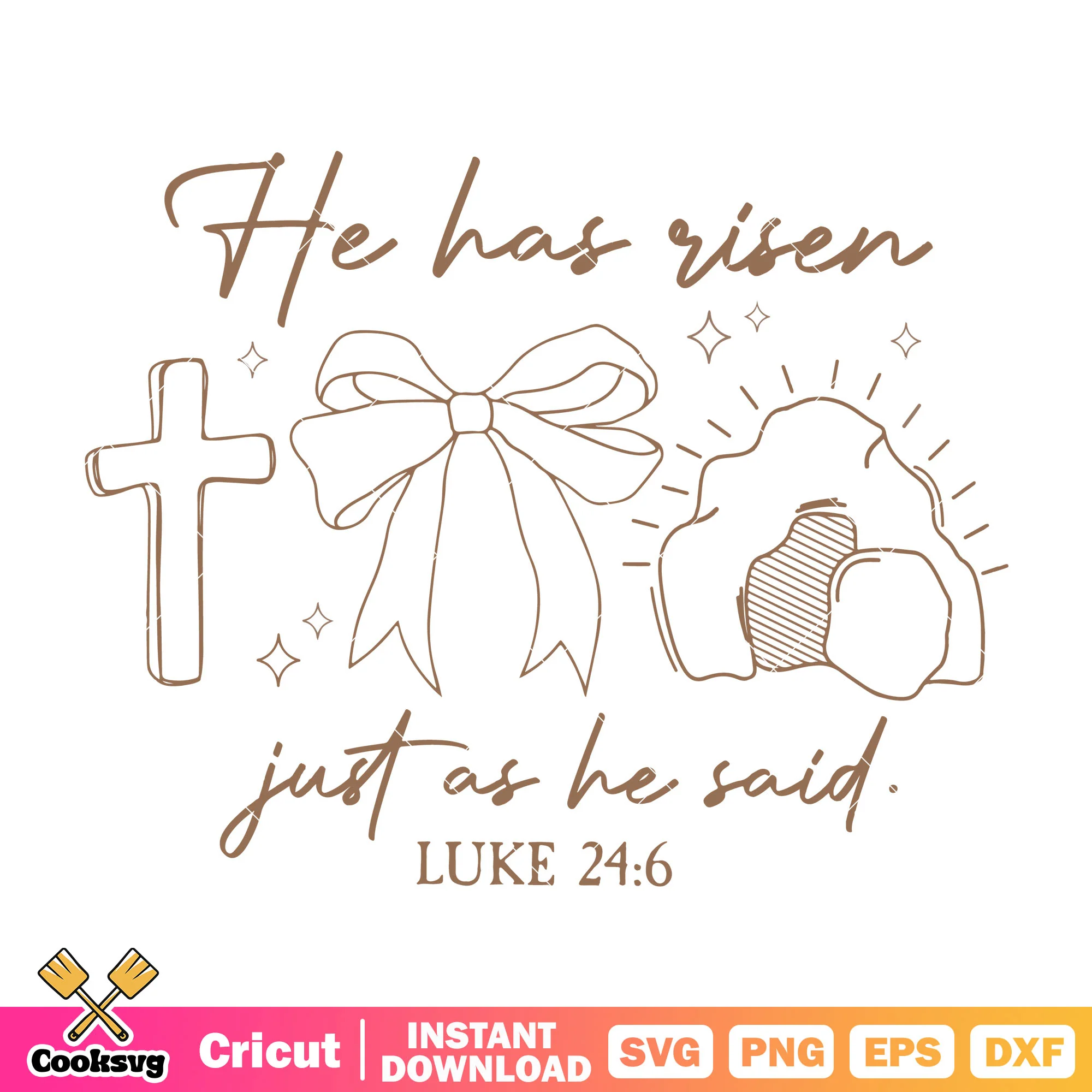He has risen just as he said svg, he has risen svg, funny quote svg