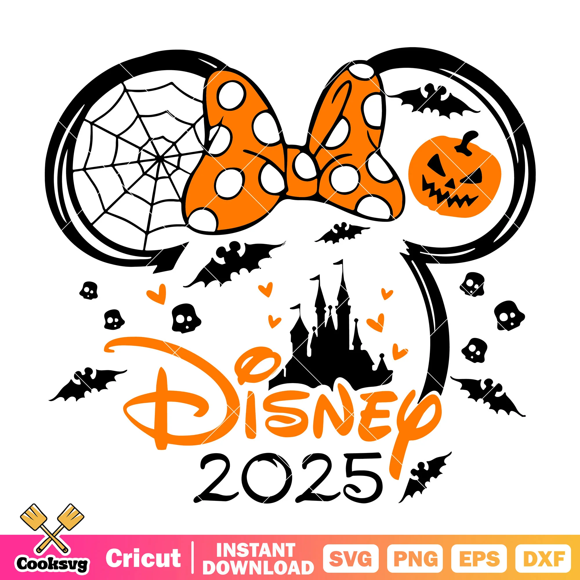 Head minnie 2025 halloween svg, minnie pumpkin svg, halloween minnie svg