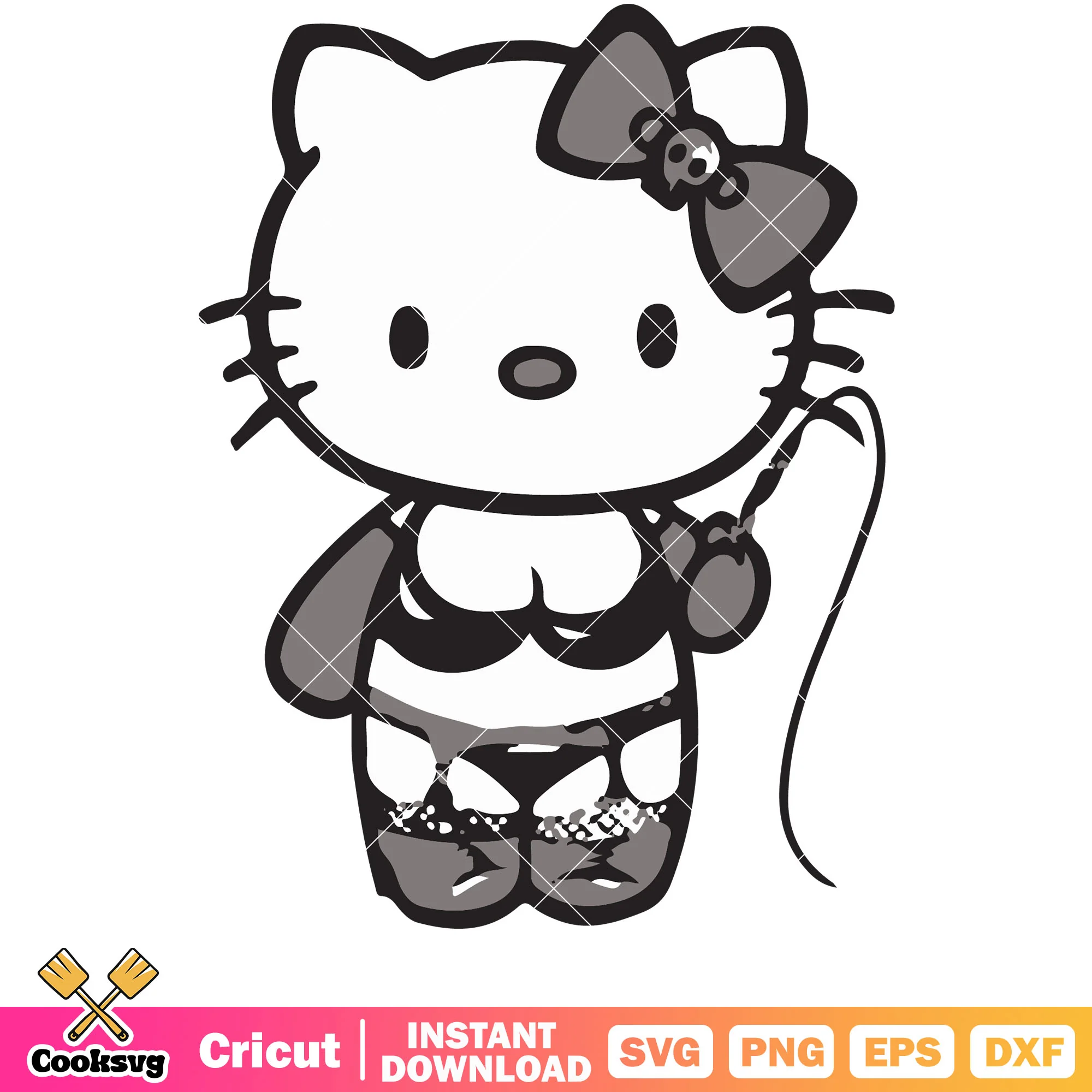 Hello kitty girl design svg, hello kitty svg, sanrio cartoon svg