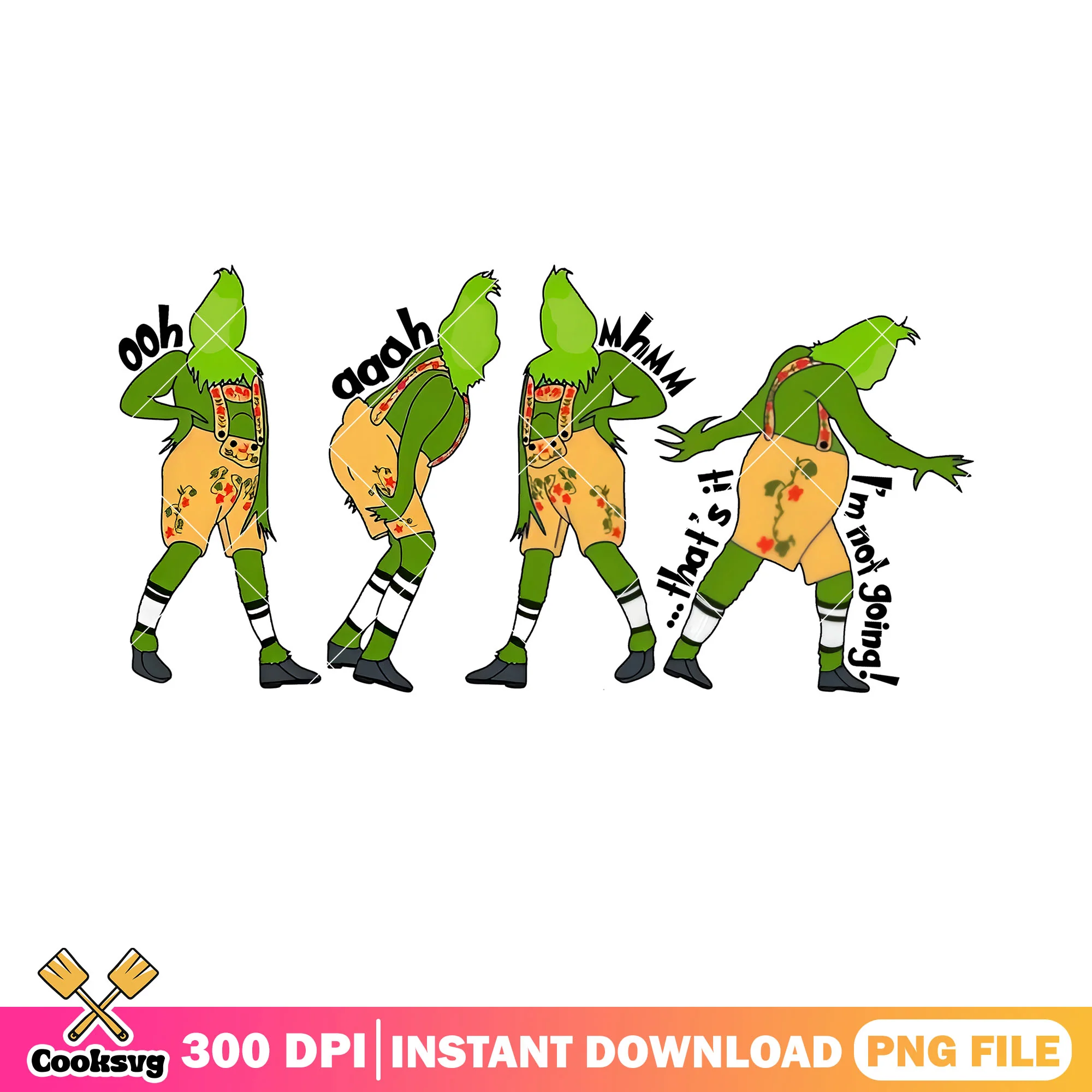 Hesitant grinch on christmas png, the grinch png, happy christmas png