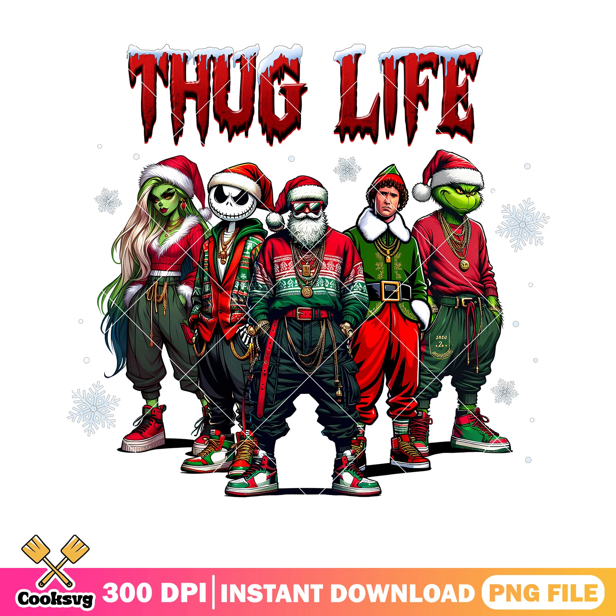 Hip hop santa buddy elf png, skeleton santa claus png, jack png