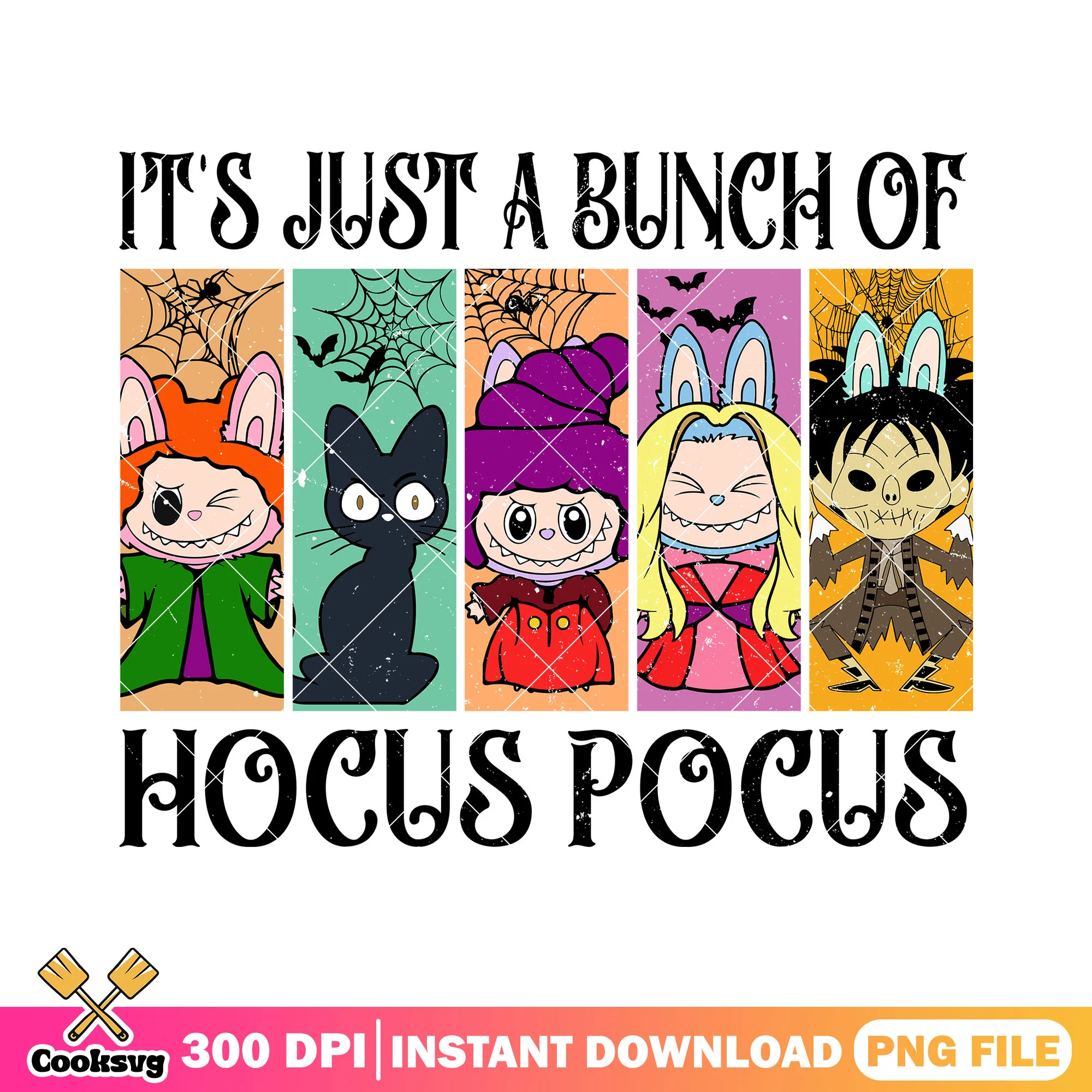 Hocus pocus a bunch of labubu png, hocus pocus png, labubu secret png