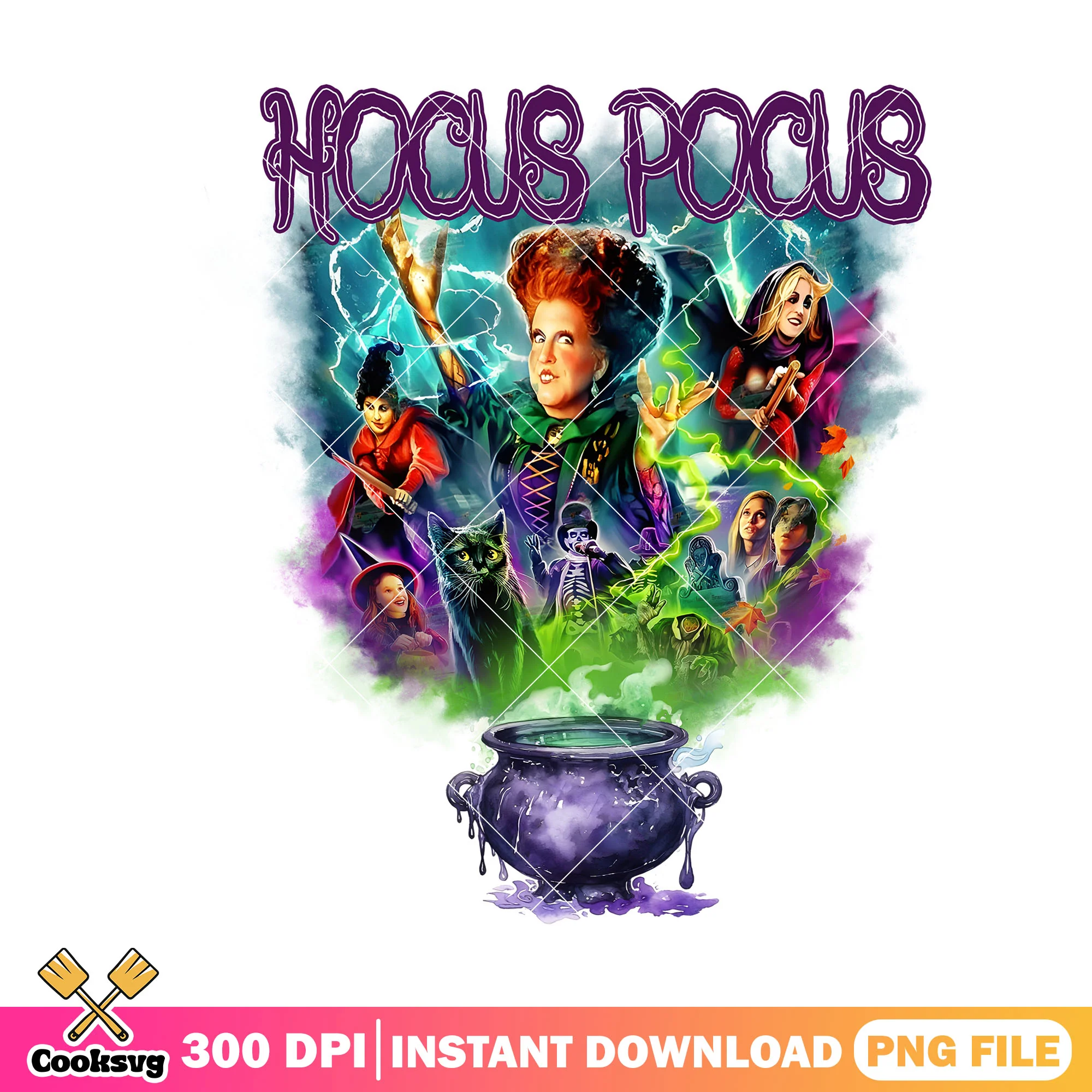 Hocus pocus cast png, halloween decor png, hocus pocus cast png