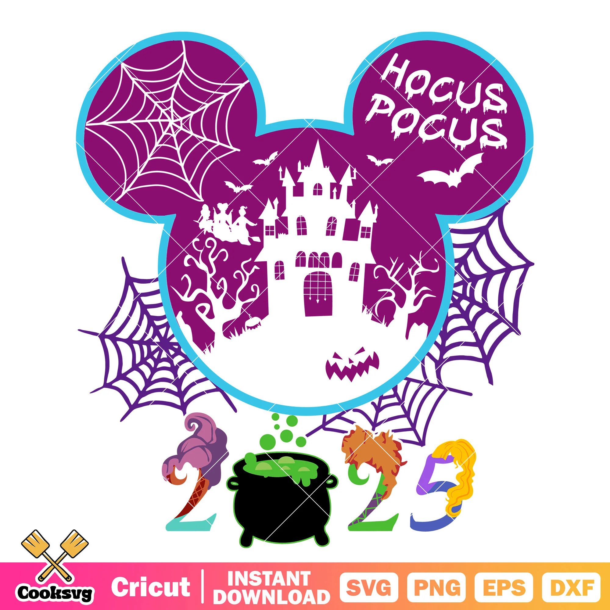Hocus pocus mickey 2025 svg, hocus pocus svg, halloween mickey svg