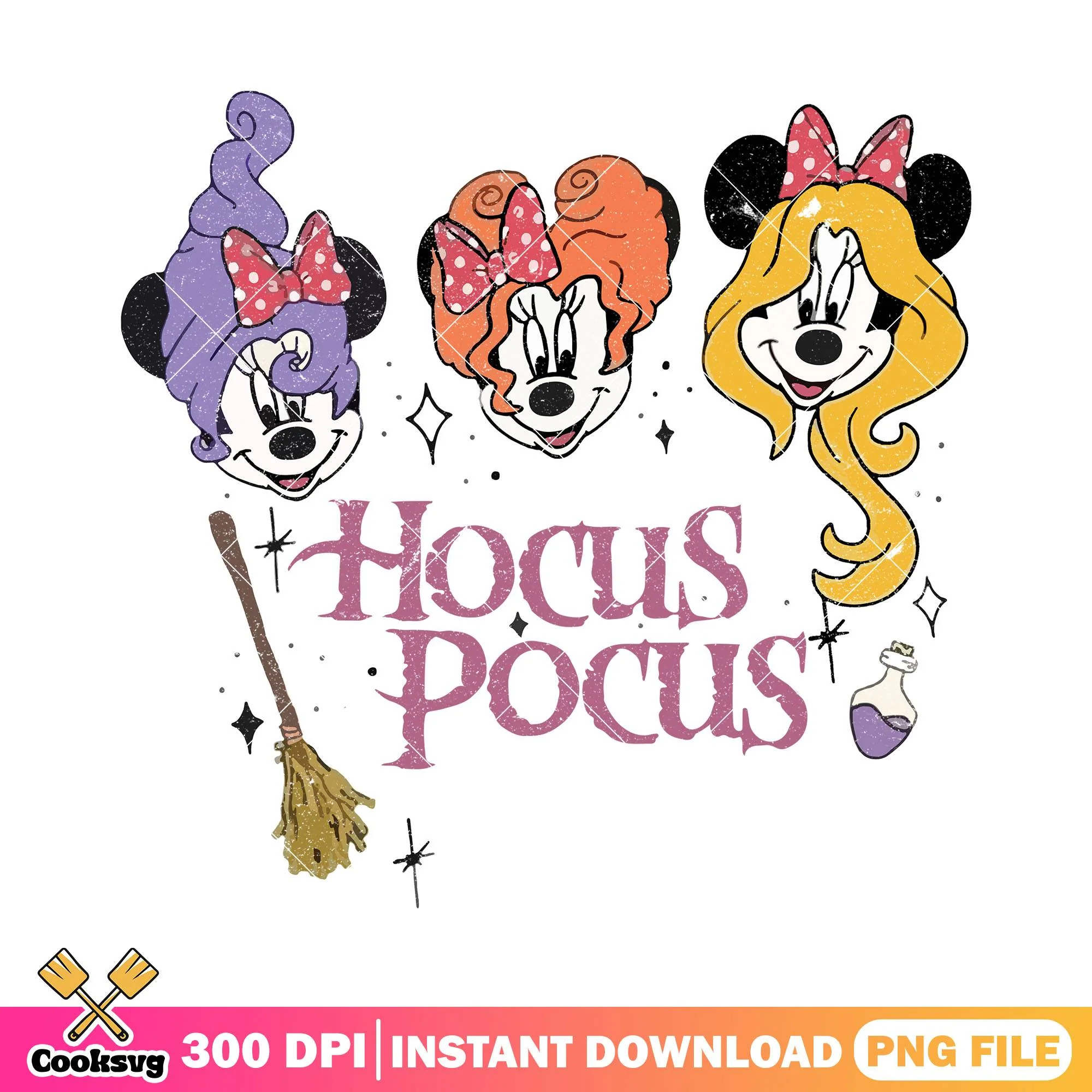 Hocus pocus mickey witch png, disney world png, halloween movie png