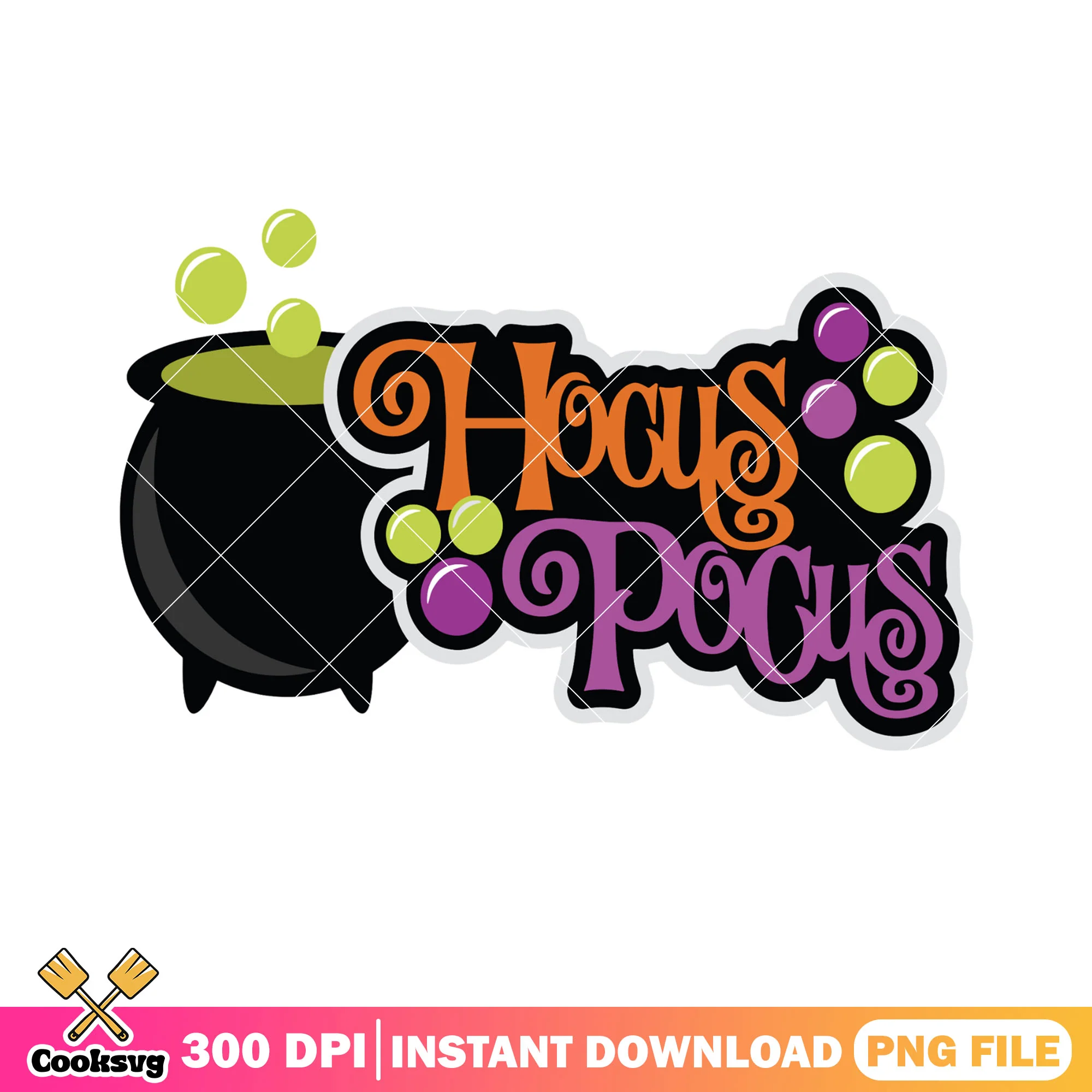 Hocus pocus png, witches cauldron png, halloween night png