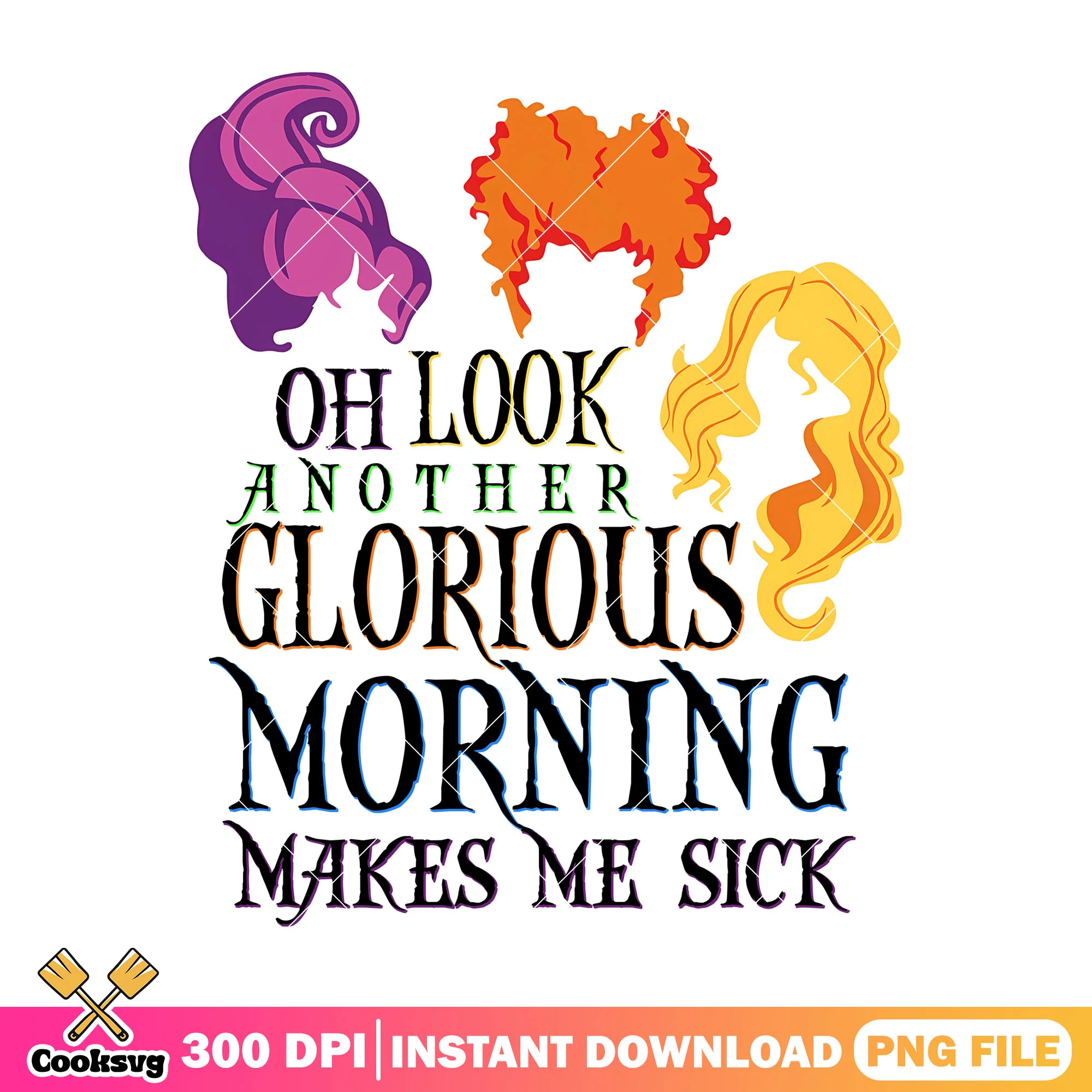 Hocus pocus sickness shirt png, halloween custome png, hair styles png