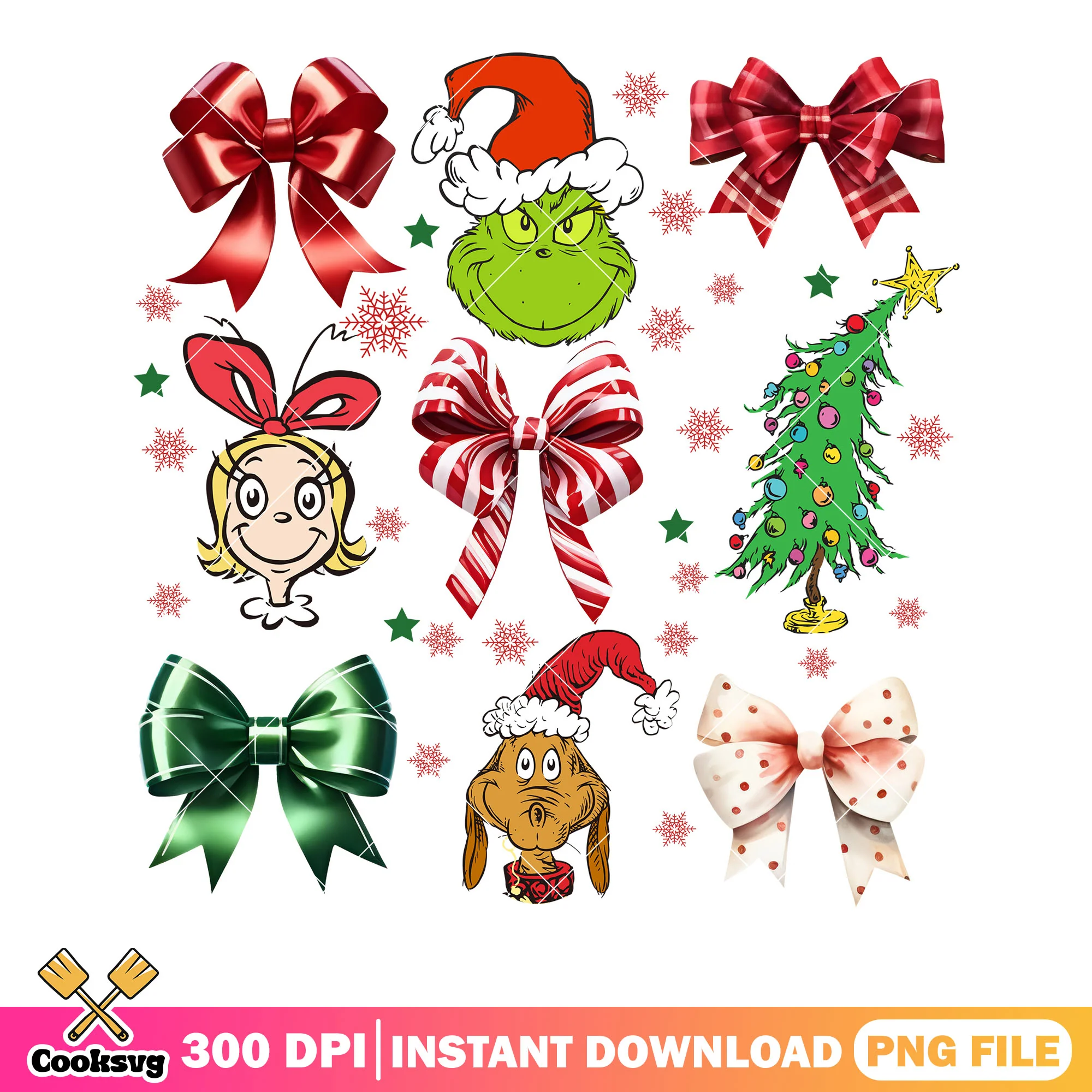 How the grinch stole christmas png, cindy lou who png, grinch png