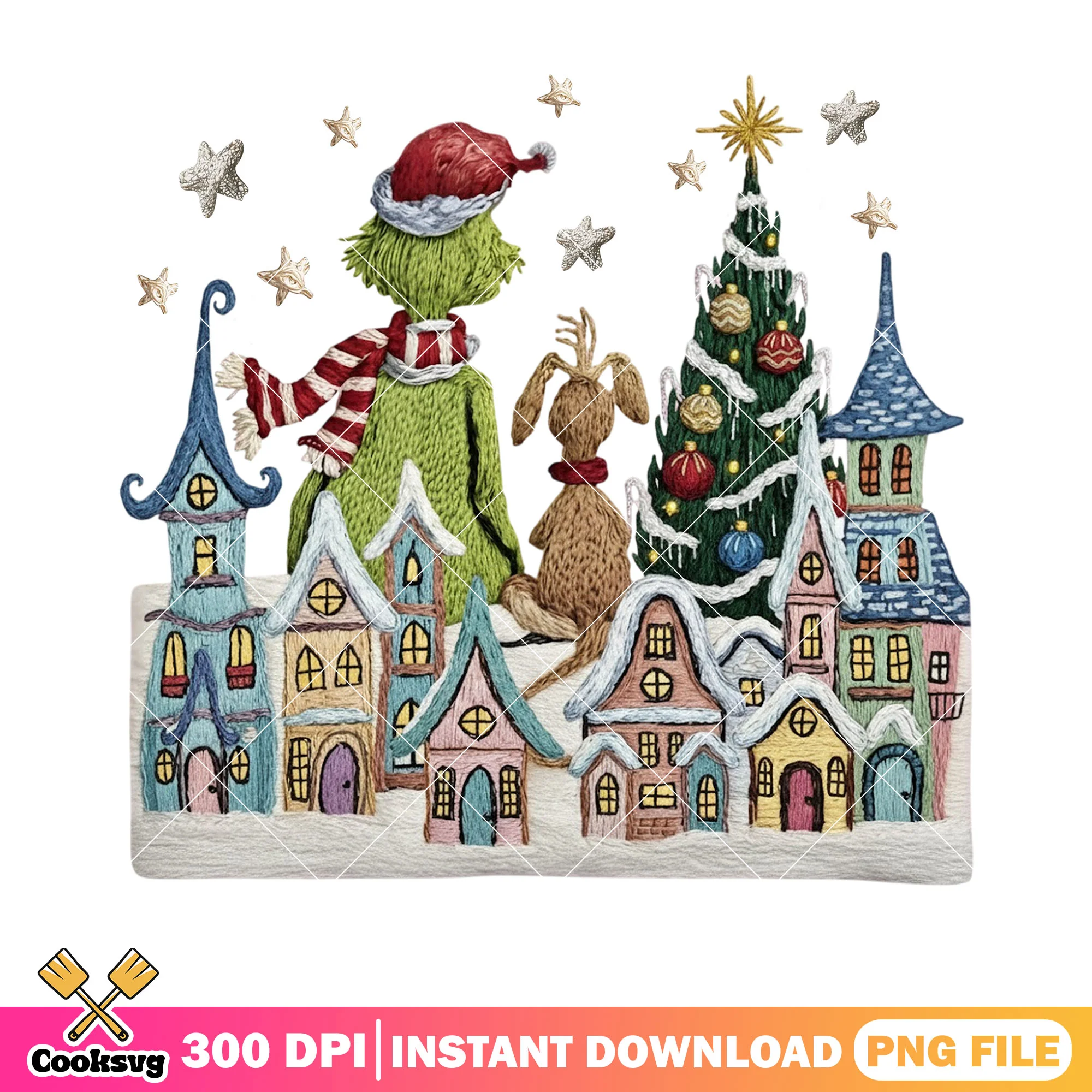 How the grinch stole christmas png, max the dog png, the grinch png