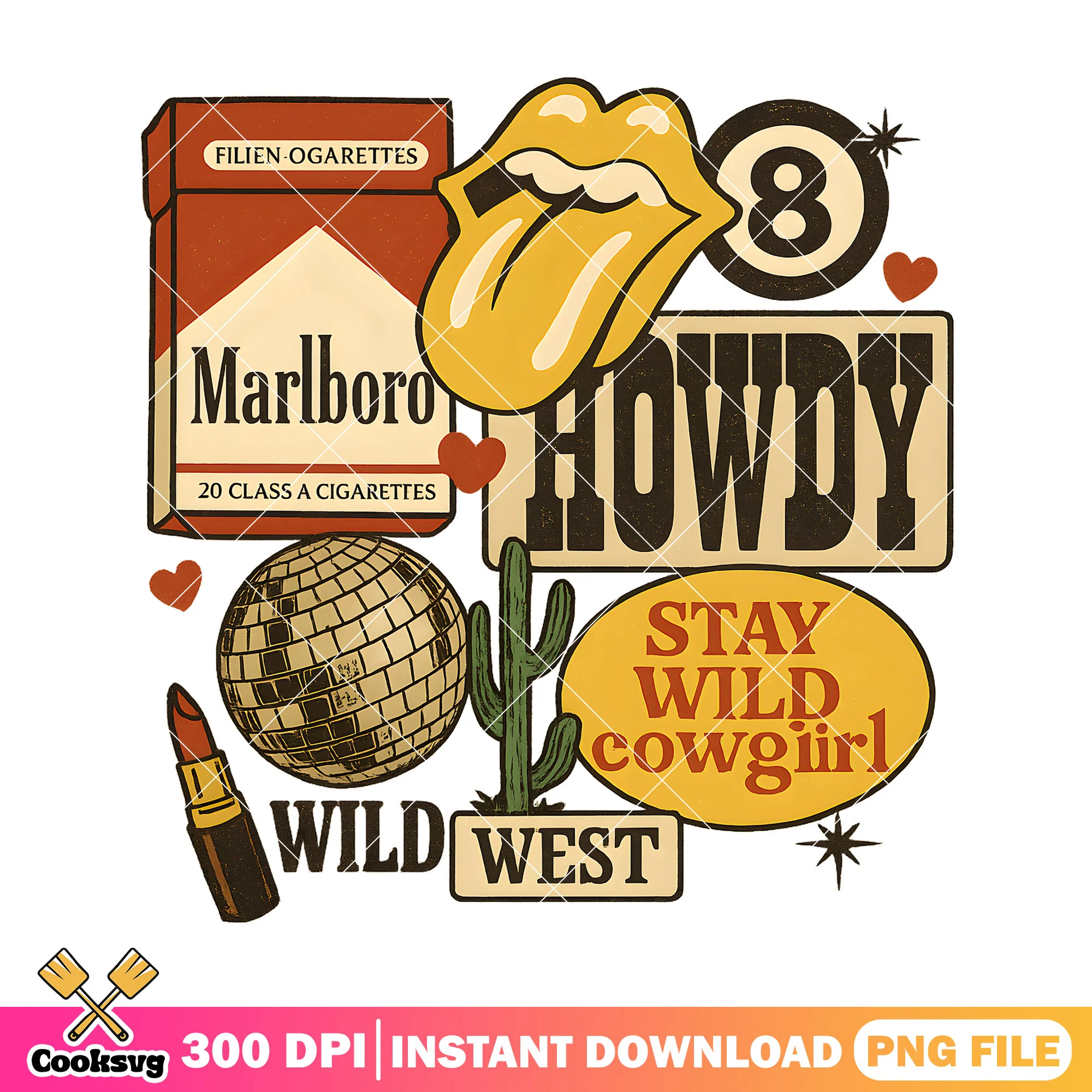 Howdy stay wild cowgirl vibes png, cow girl boots png, howdy vibes png