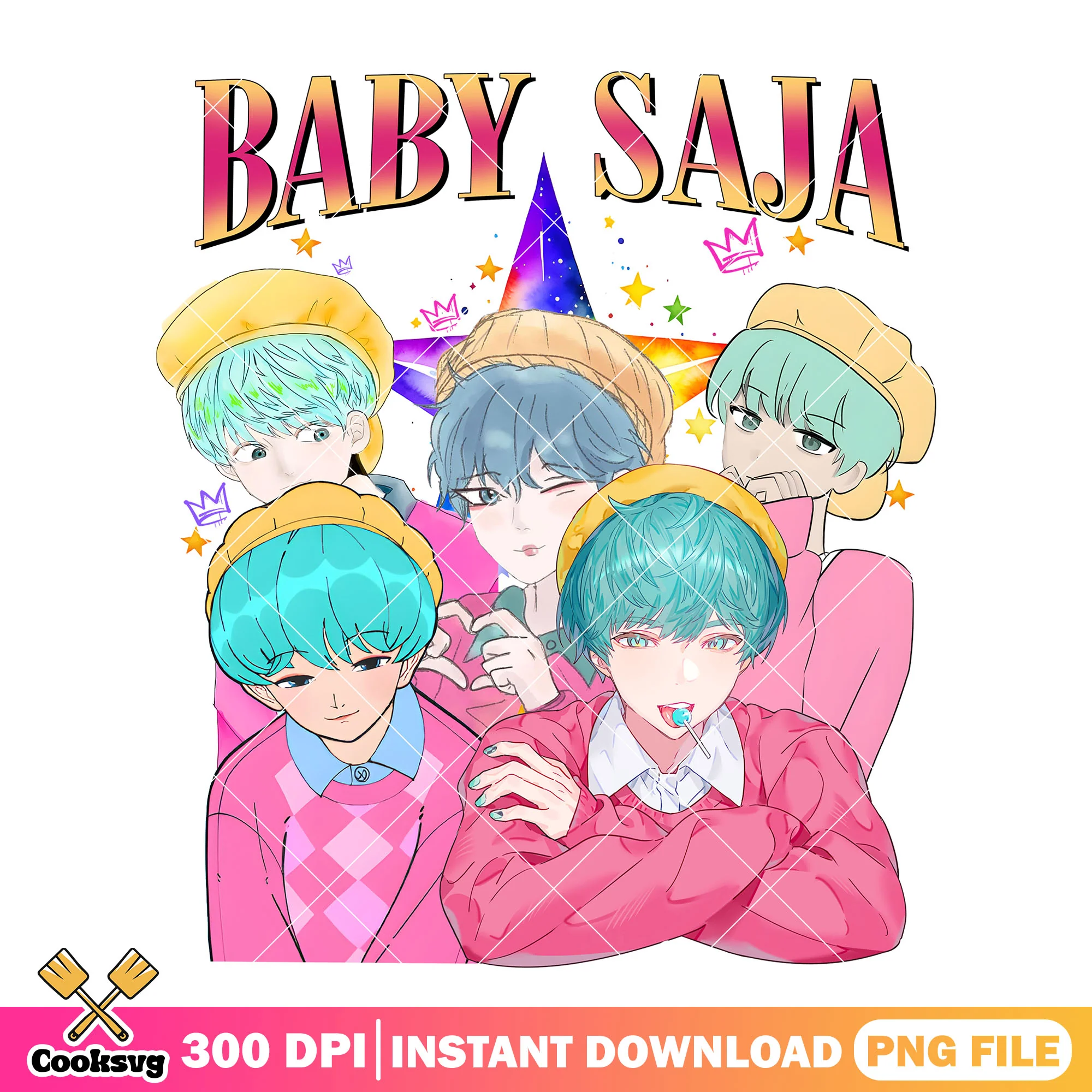Hunter baby saja png, baby saja png, kpop demon hunters png
