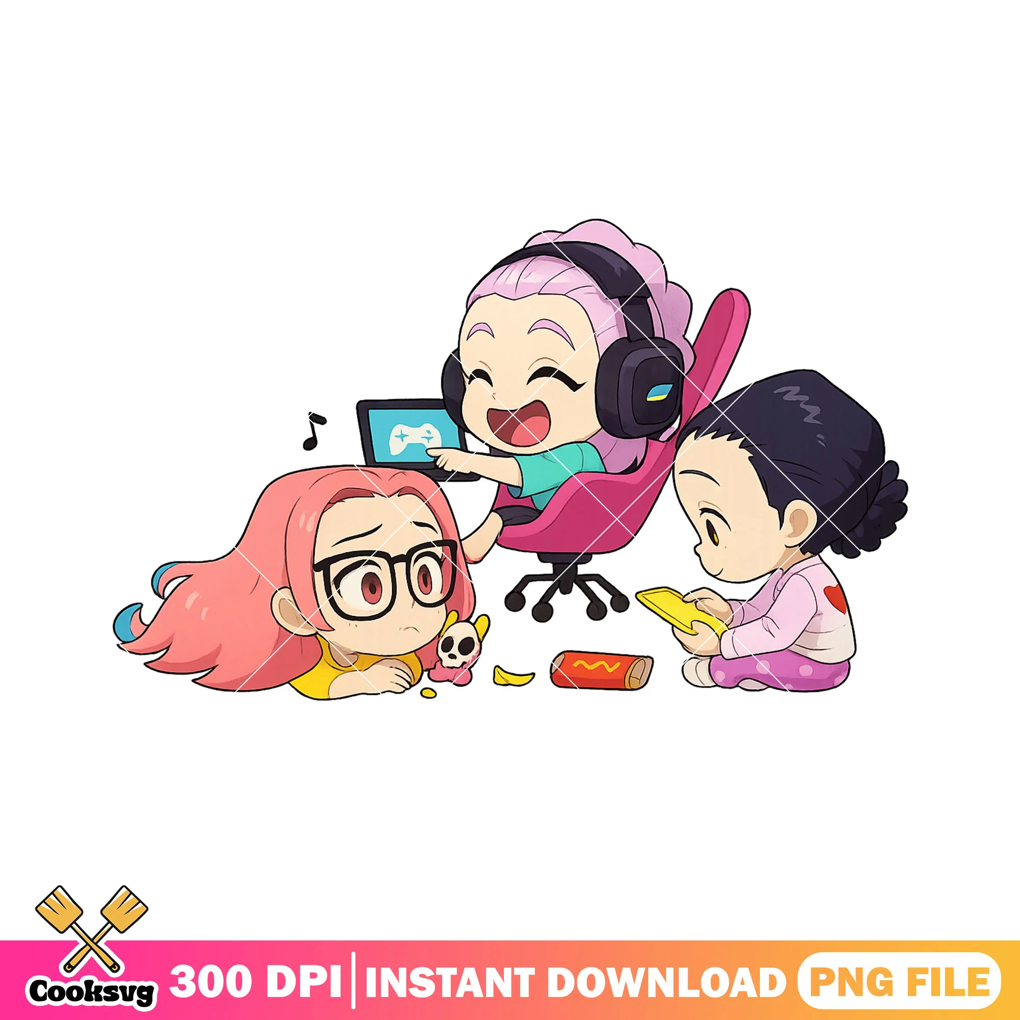 Huntrix band chilling png, huntrix member png, kpop netflix png