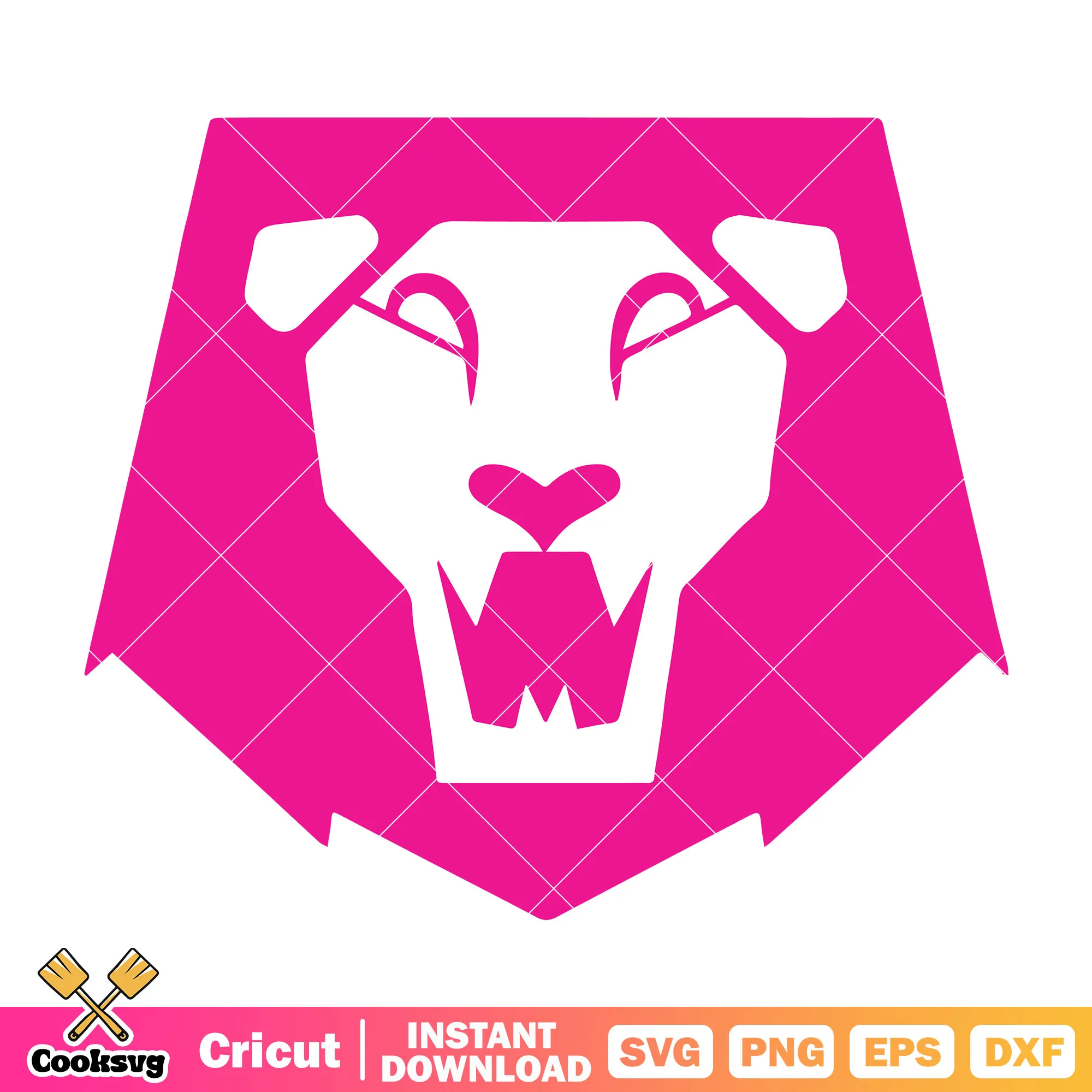 Huntrix tiger pink logo svg, kpop hunters svg, huntrix band svg