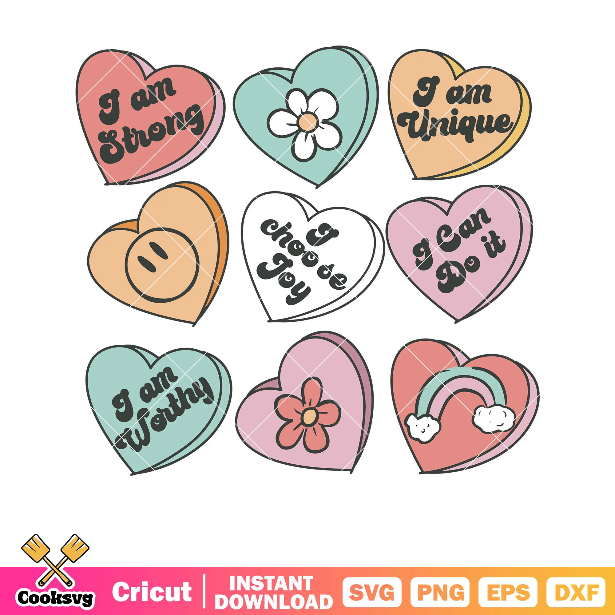 I can do it valentine svg, valentine quotes svg, love valentine svg
