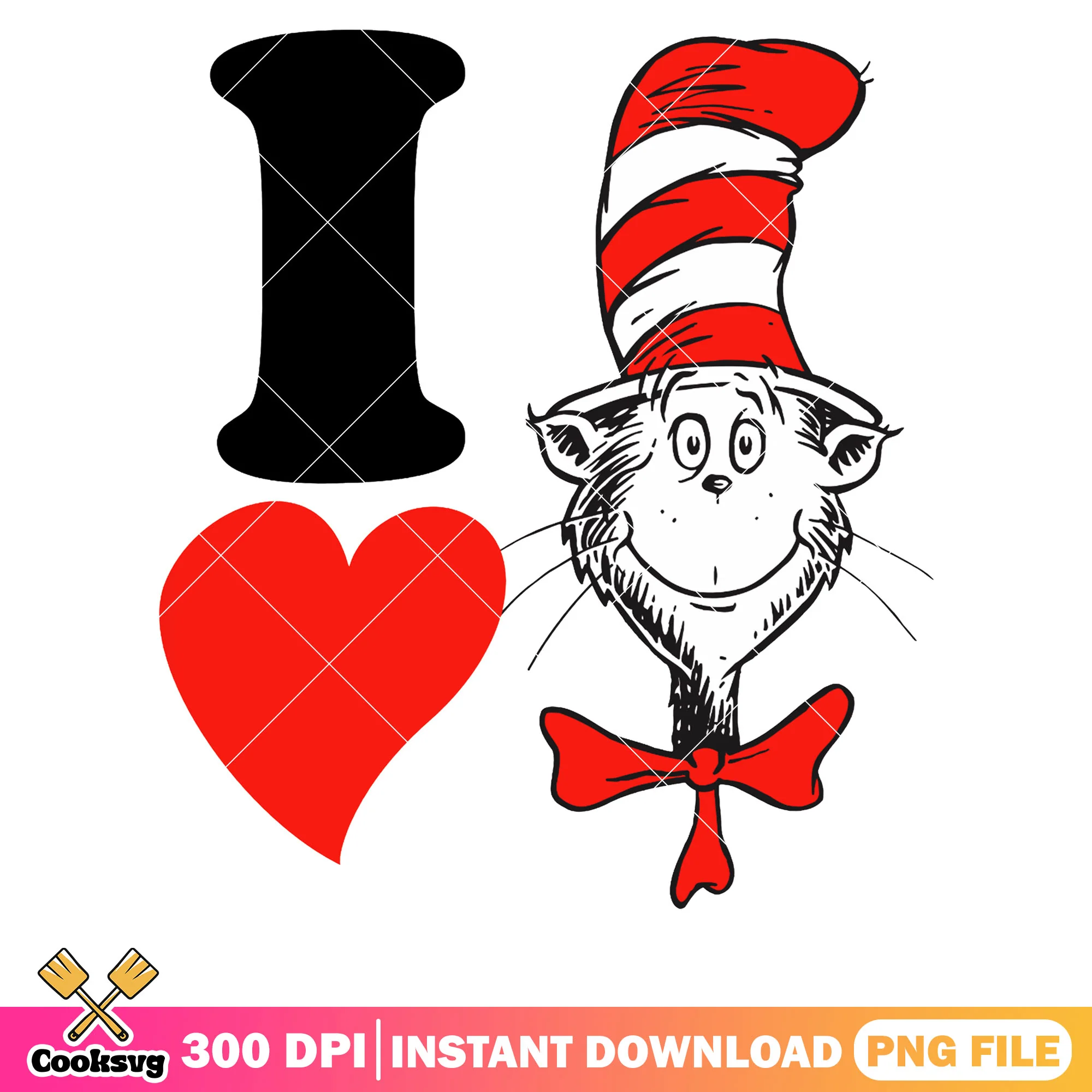 I love dr seuss book png file, love dr seuss png, dr seuss book png