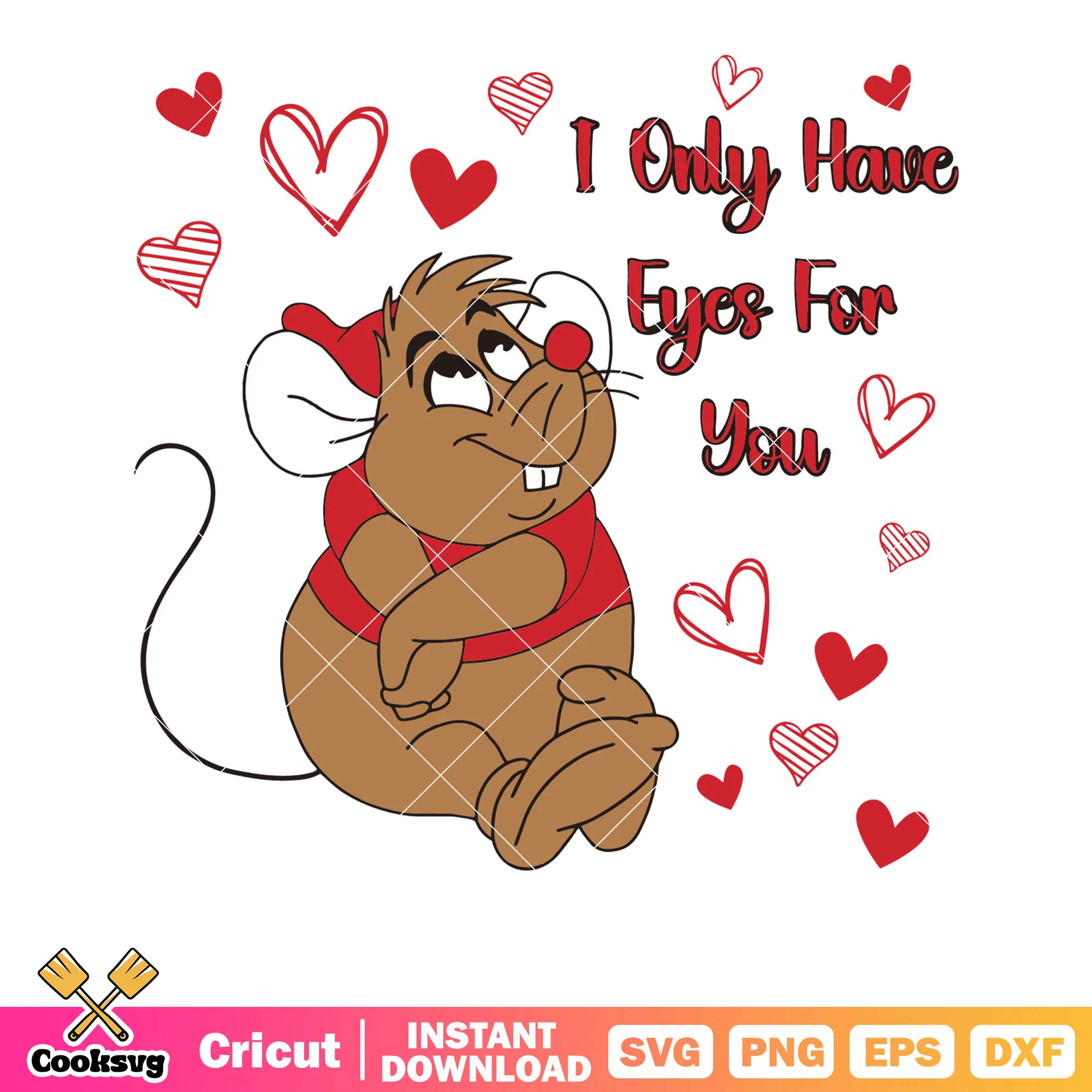 I only have eyes for you svg, disney valentine svg, valentine quote svg
