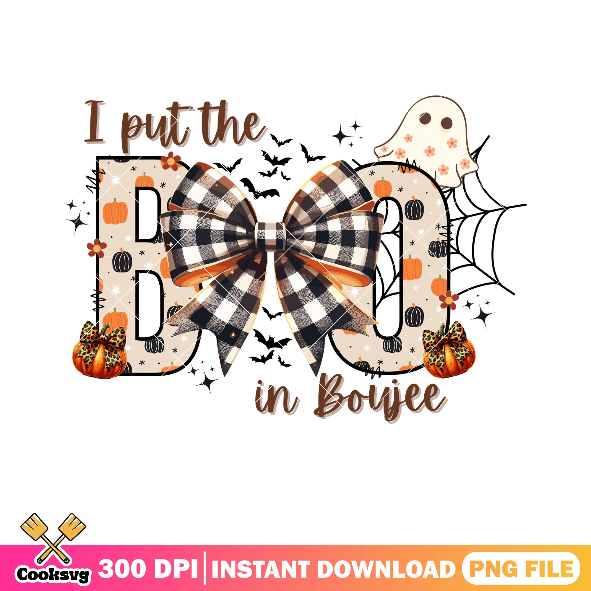 i put the boo in boujee png, scary pumpkin png, scary halloween png