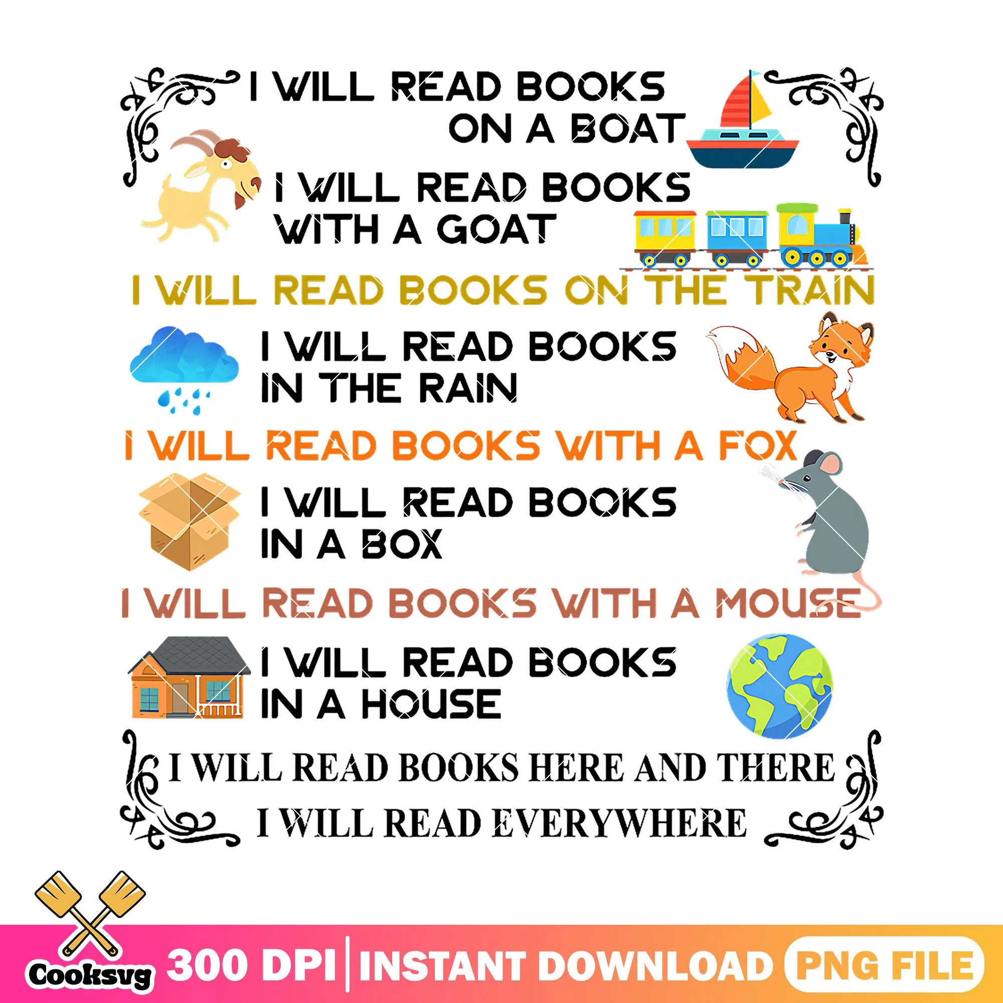 I will read books design png, poster design png, going back to school png