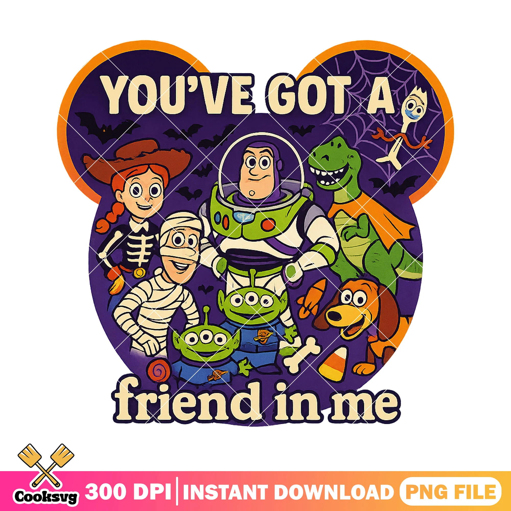 Image of toys halloween png, disney rex png, halloween ideas png