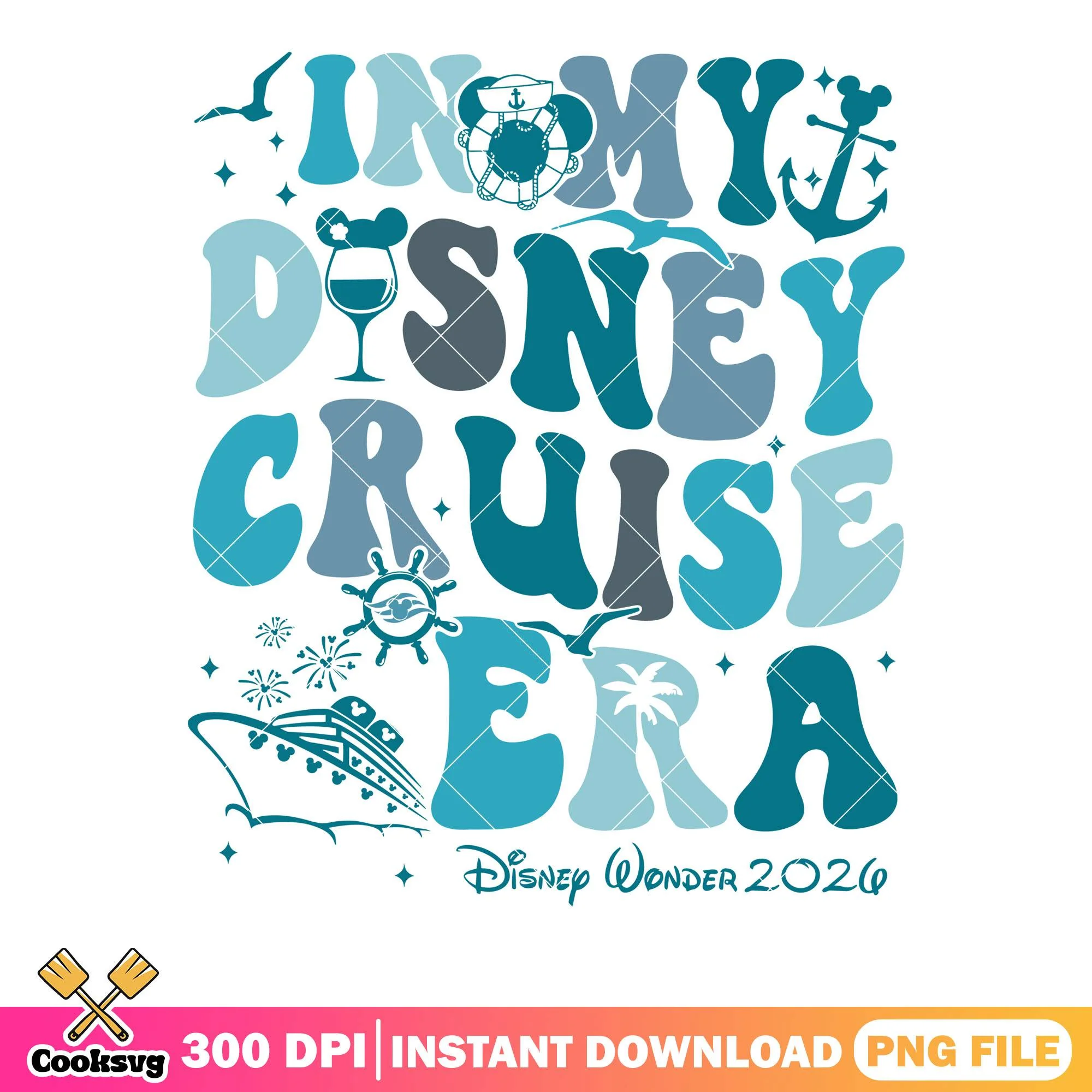 In my disney cruise era png, disney wonder png, cruise travel png