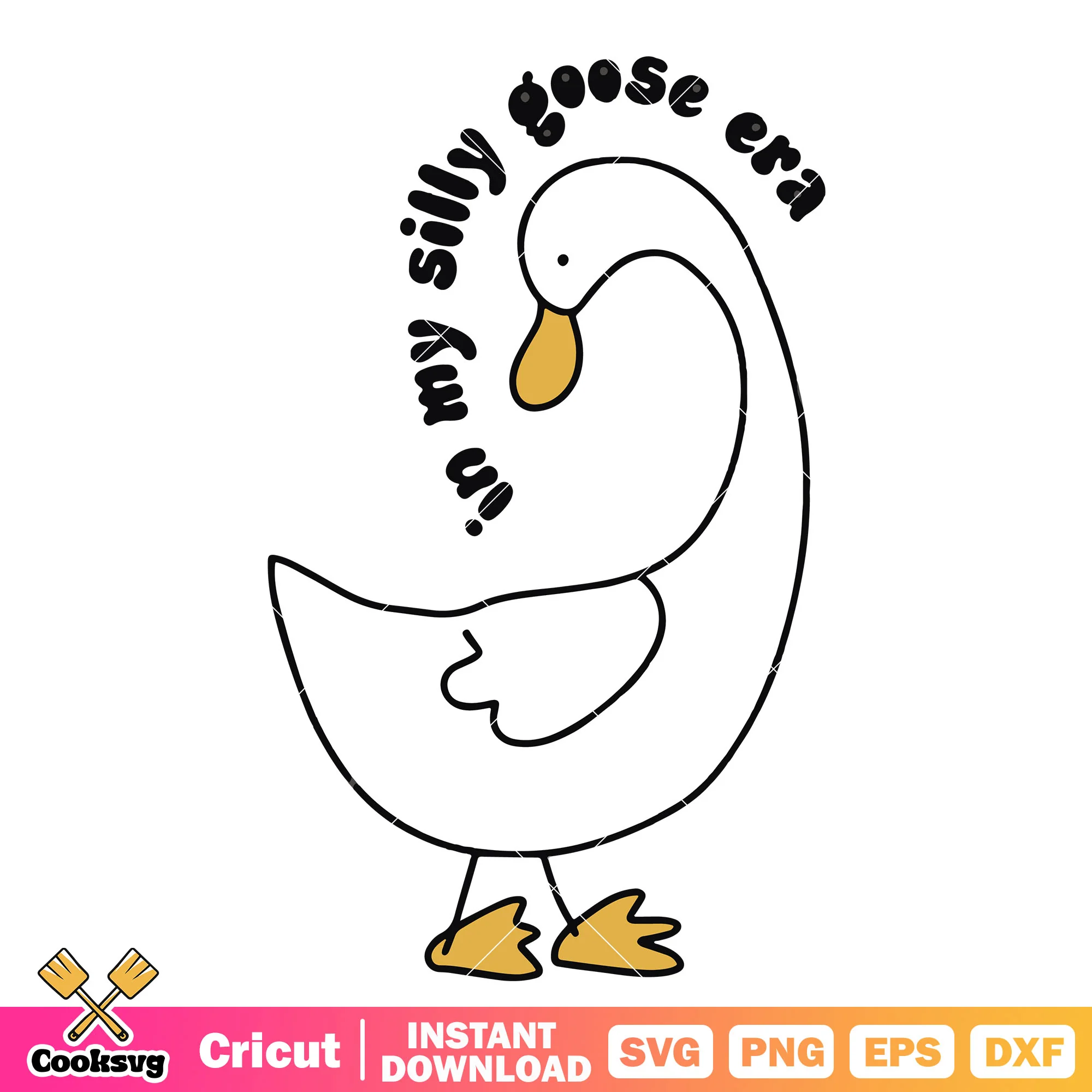 In my silly goose era svg design, silly goose svg, silly goose era svg