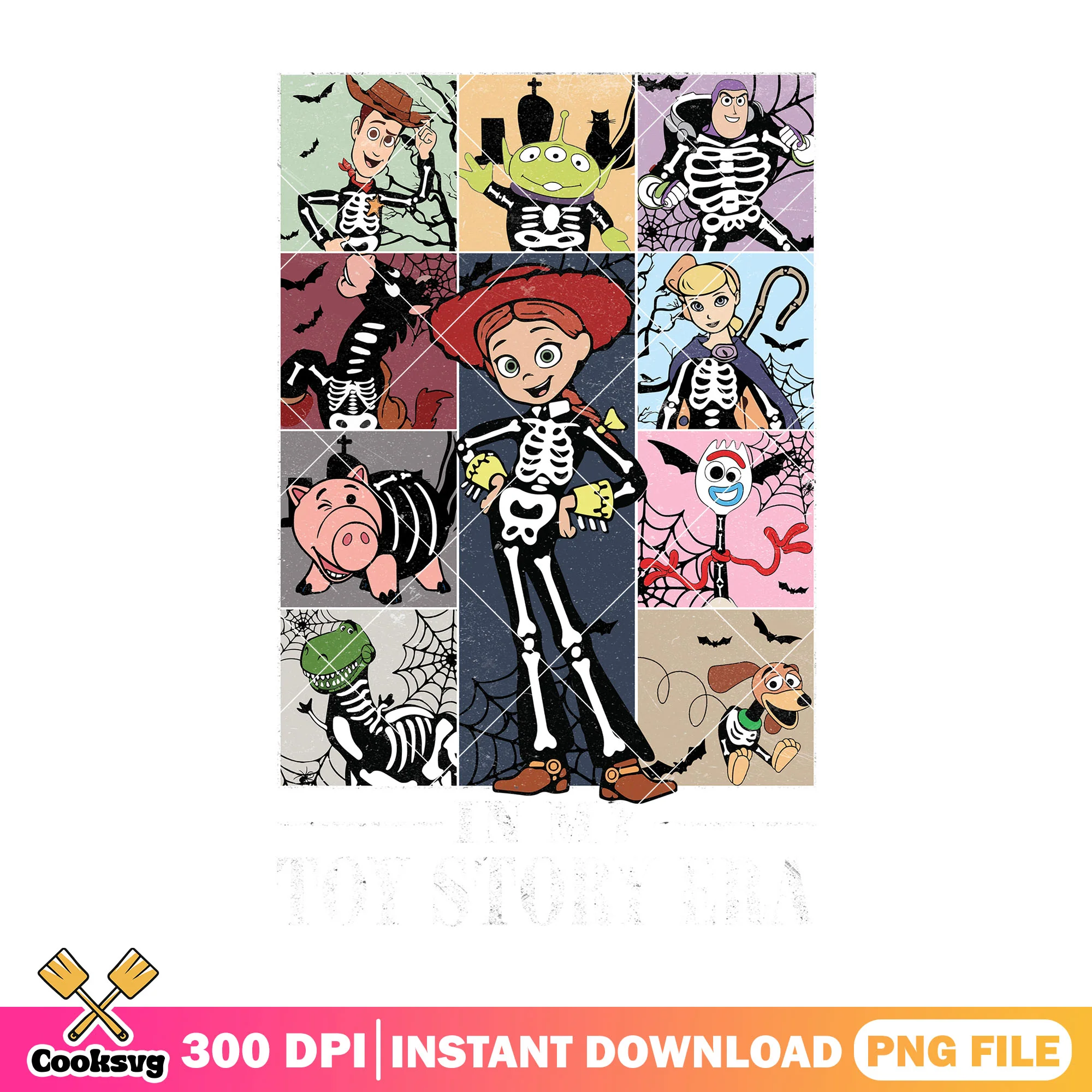 In my toy story era png, halloween ideas png, disney toy png