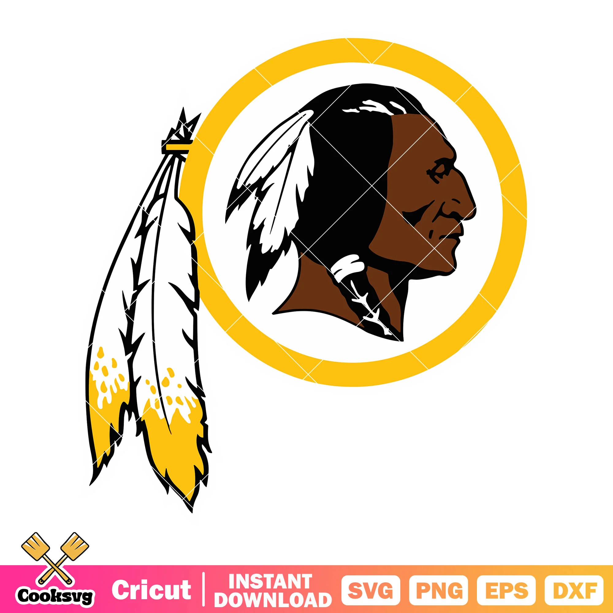 Indigenous people svg, washington redskin svg, nfl football svg