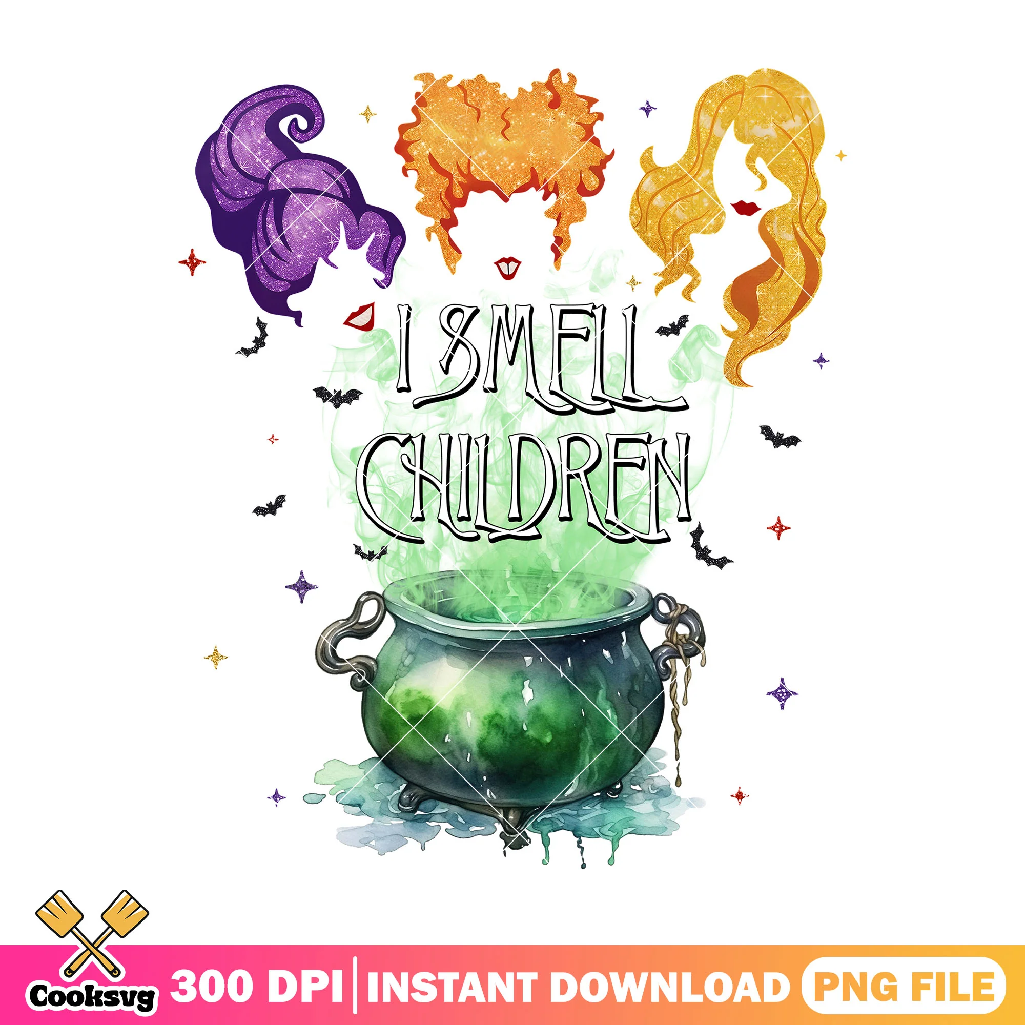 Ismell children hair png, halloween decor png, halloween spirit png