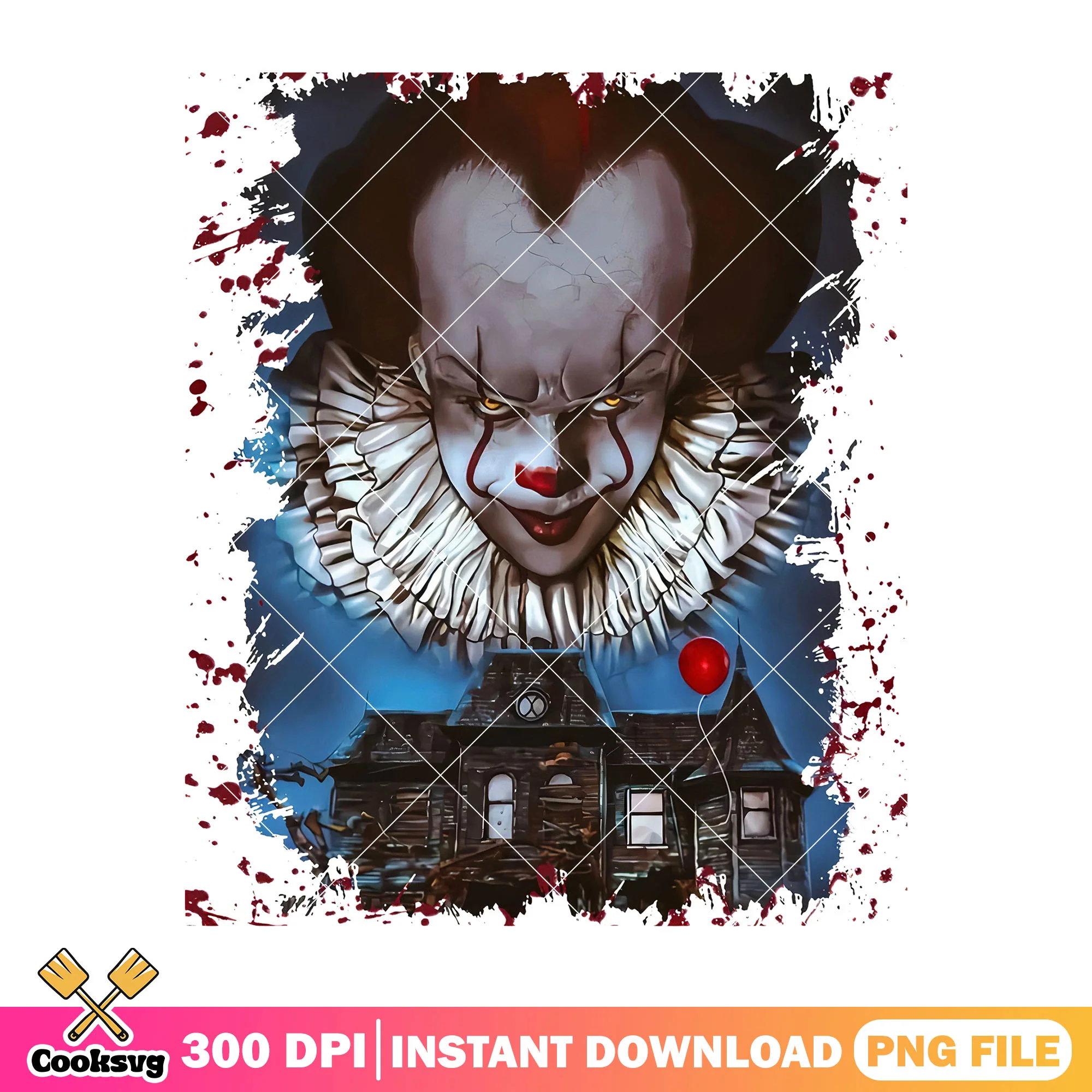 IT pennywise poster film design png, best horror movies of all time  png