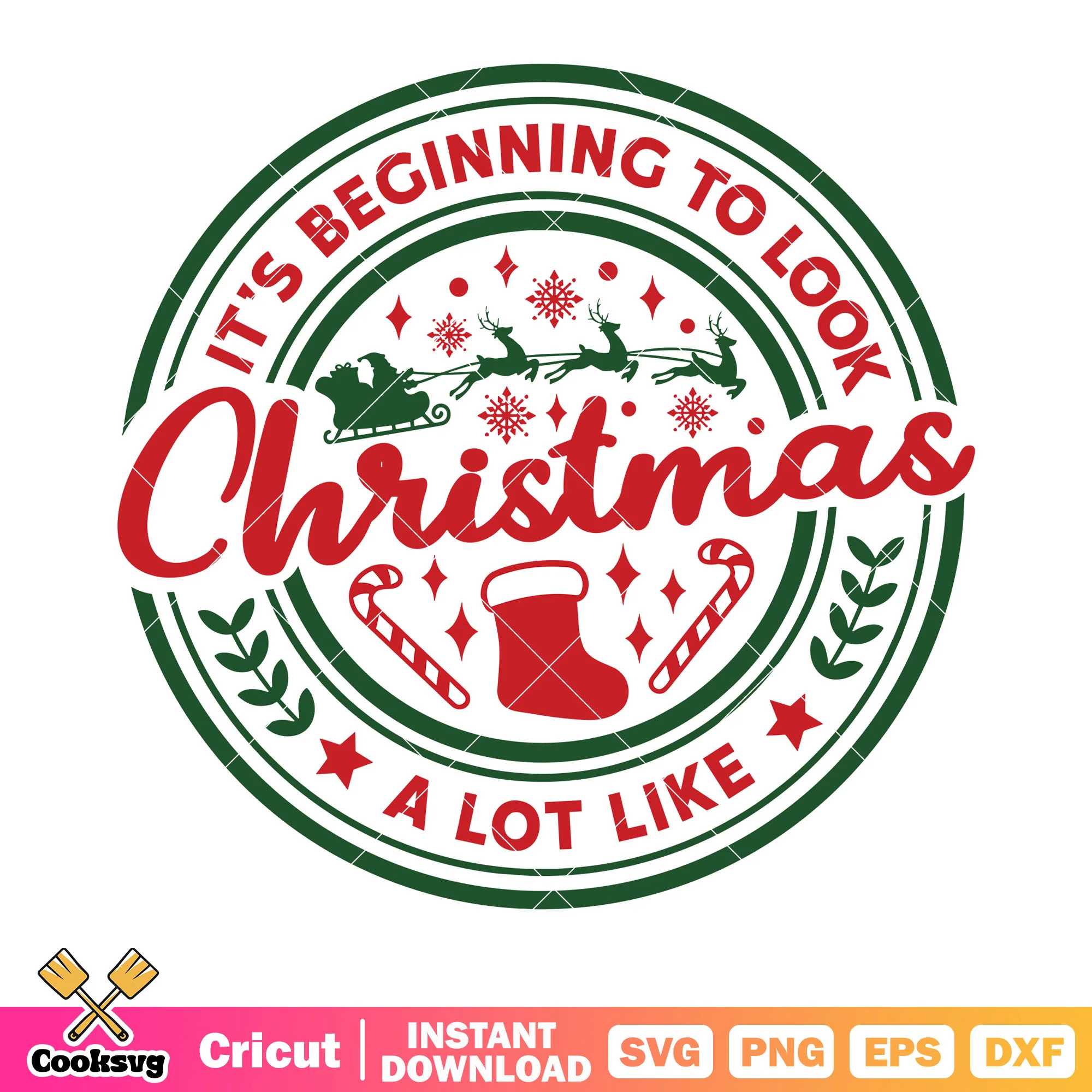 Its beginning to look christmas svg, snowflake svg, candy cane svg