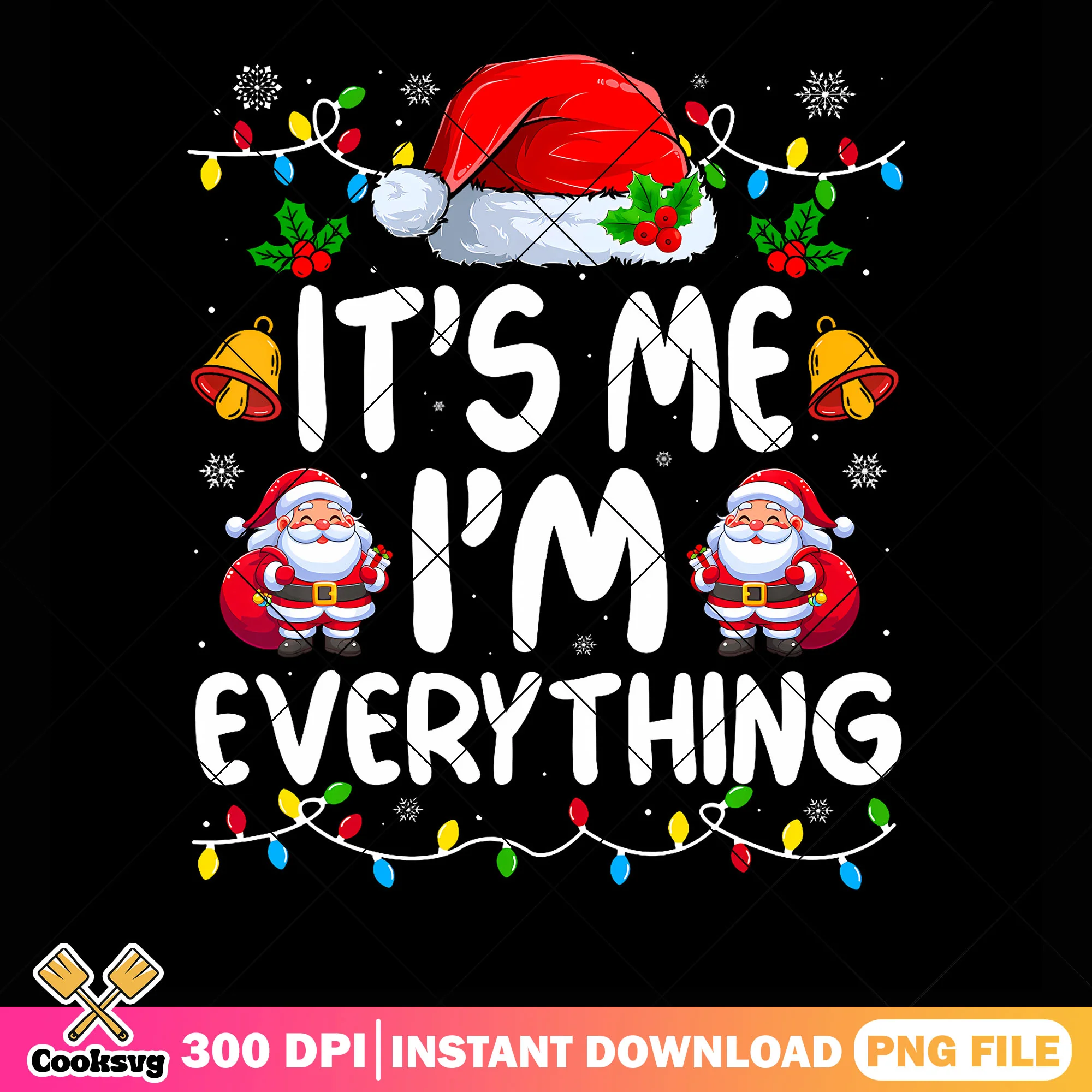 Its  everything png, santa hat png, christmas gifts png, jinle bell png