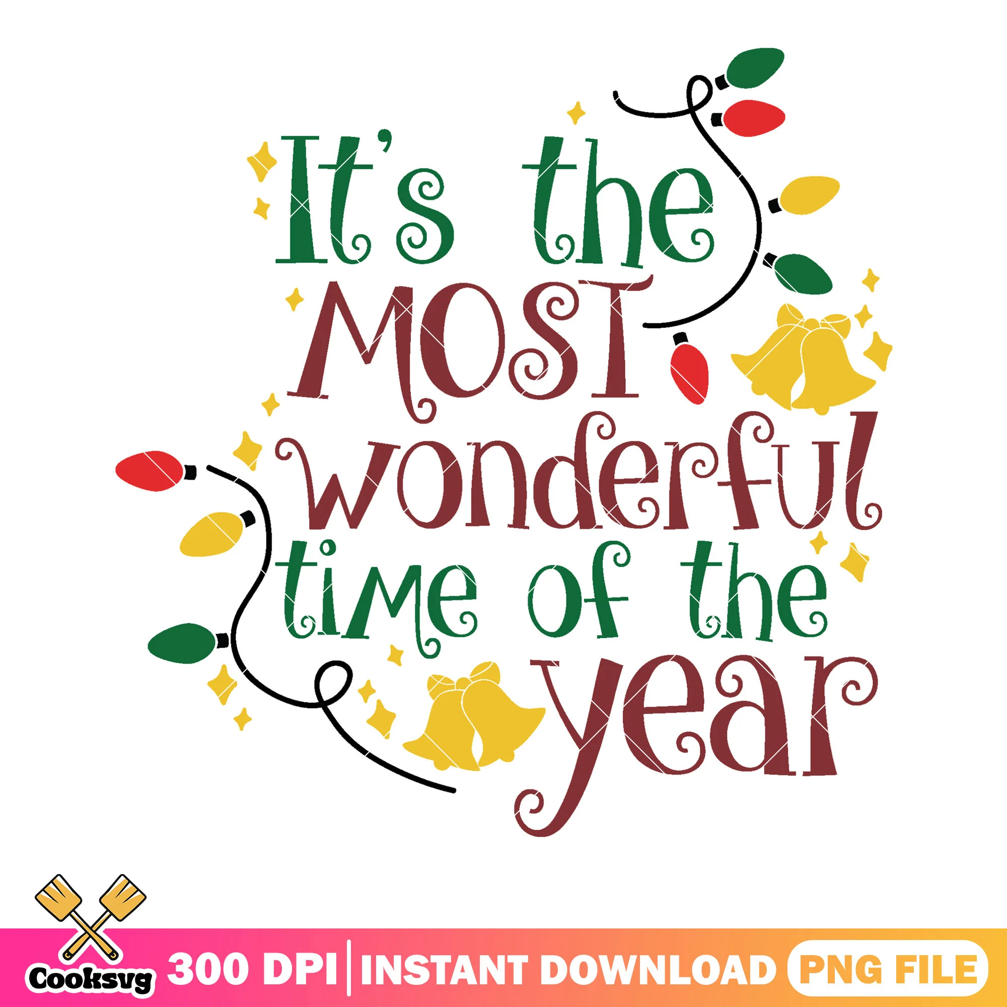 Its the most wonderful time of the year png, merry christmas png