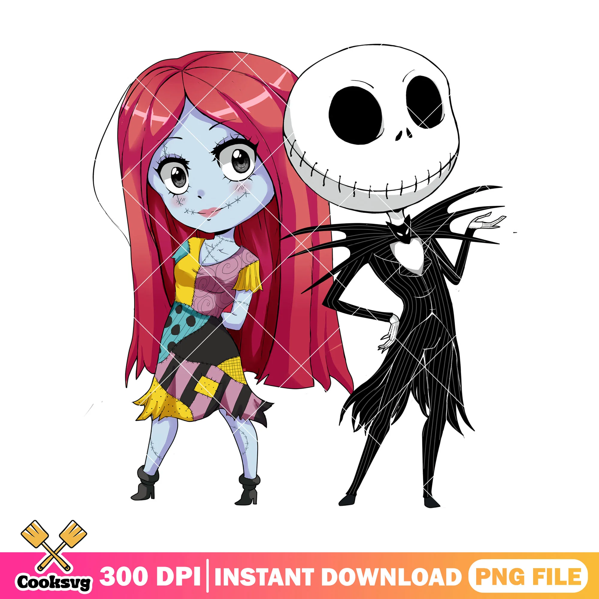 Jack and sally png, spirit halloween png, halloween town png