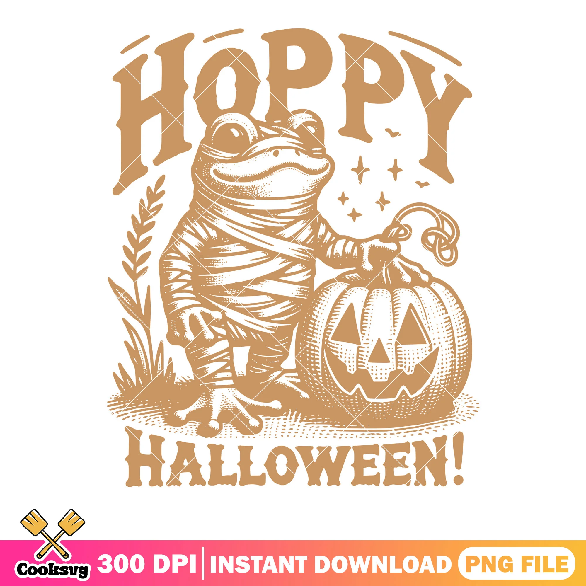 Jack o lantern frog png, mummy costume png, halloween scary png