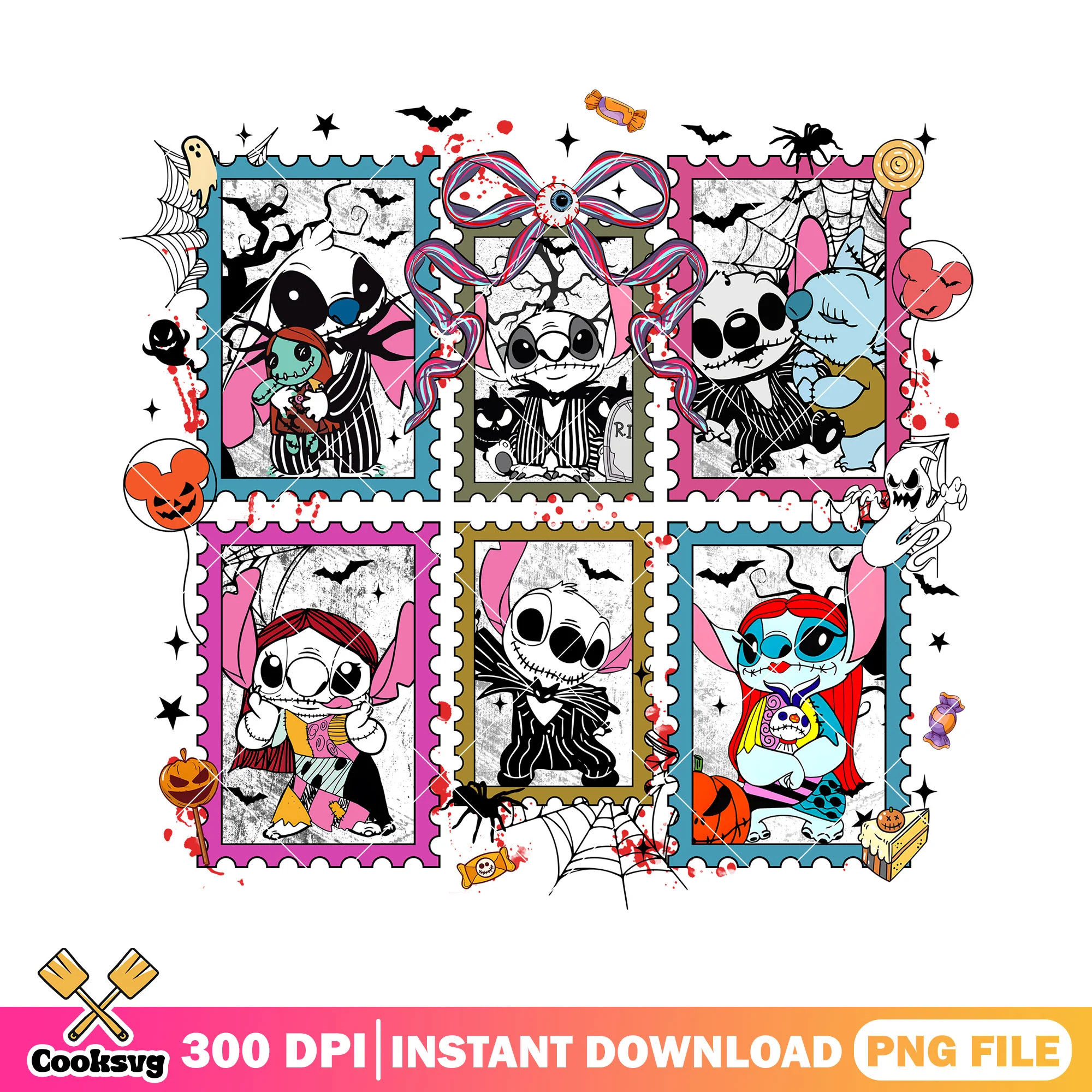 Jack skellington stitch costume png, stitch halloween costume png