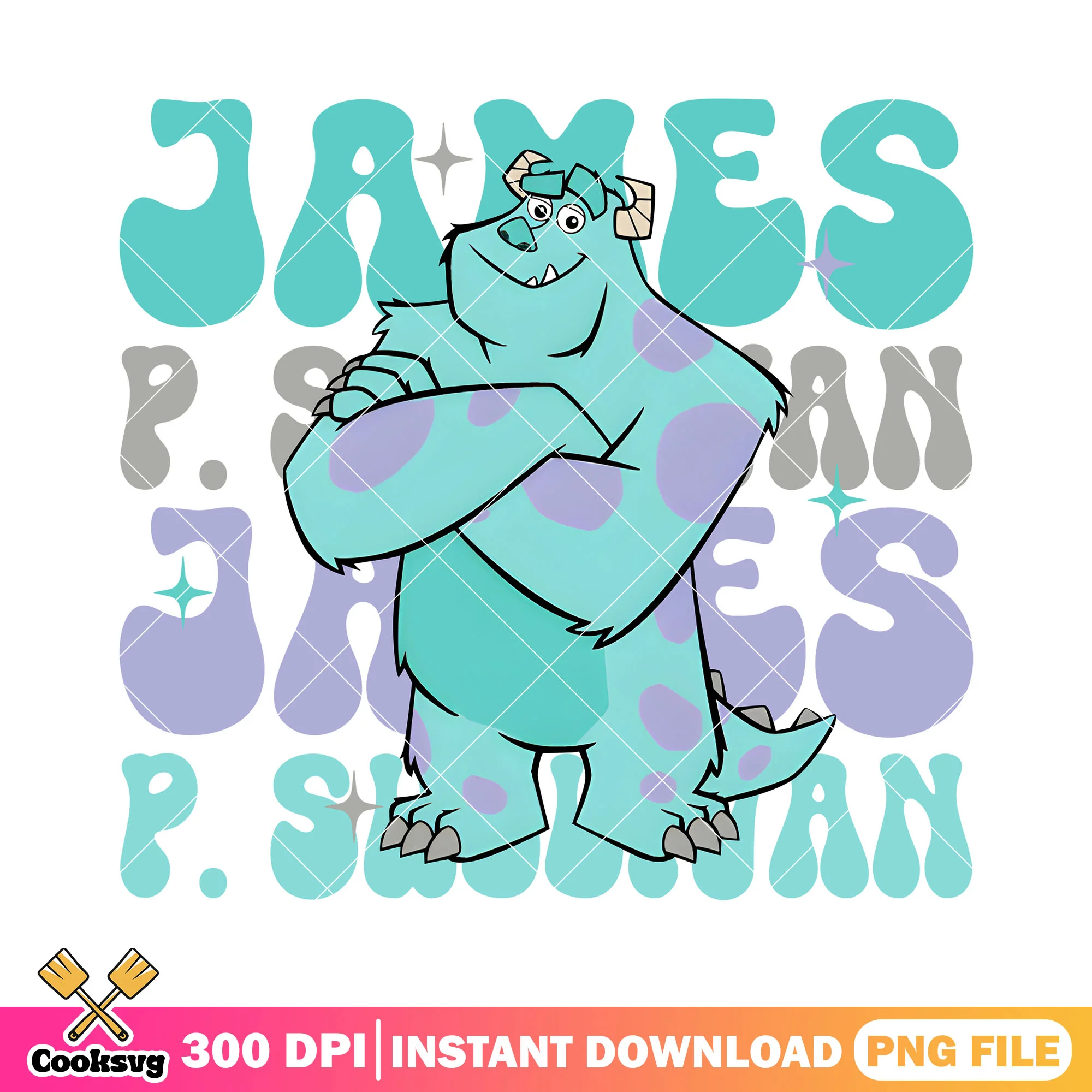 James sullivan disney vibes png, disney sullivan png, disney head png