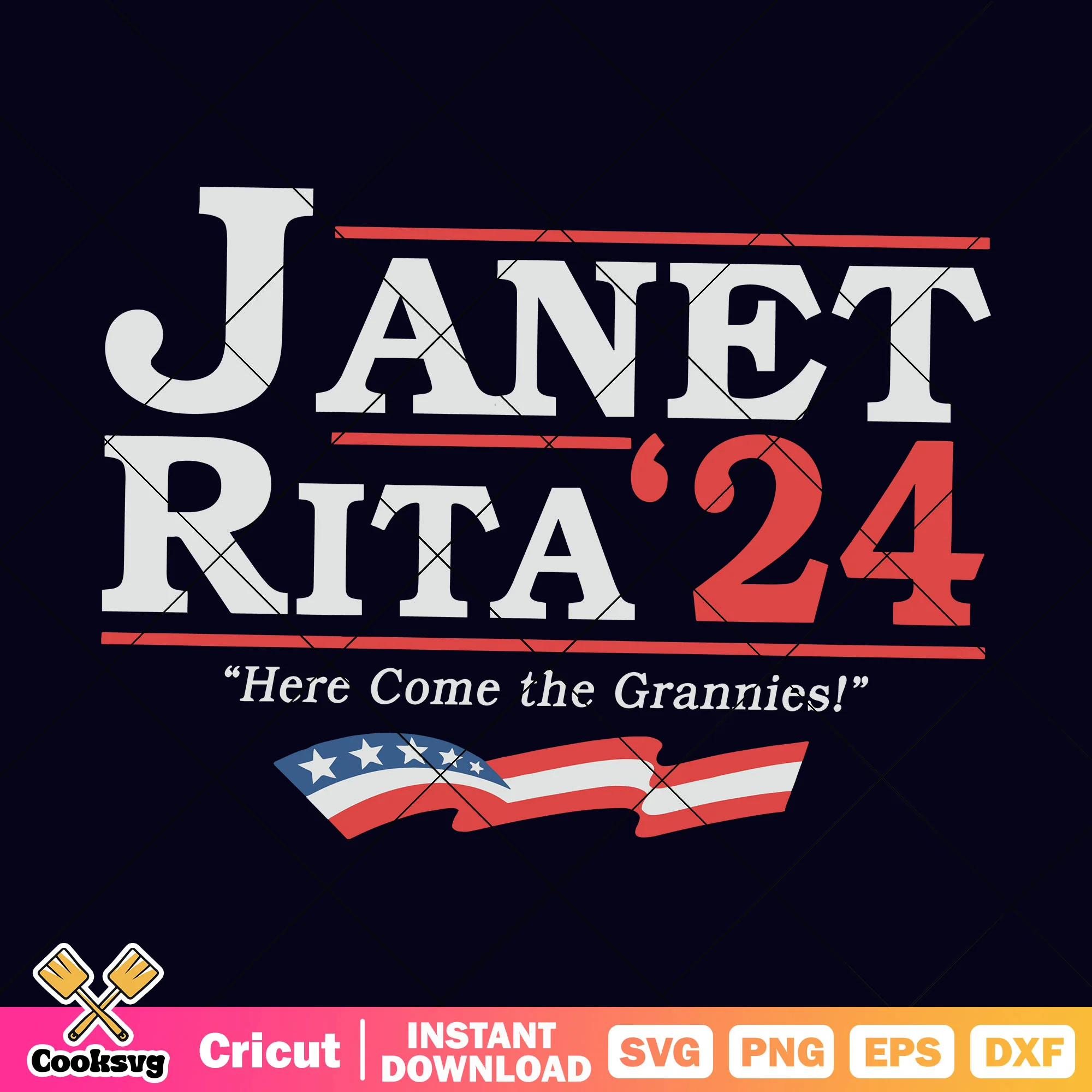 Janet rita 24 here come the gannies svg, bluey font svg, bluey dog svg
