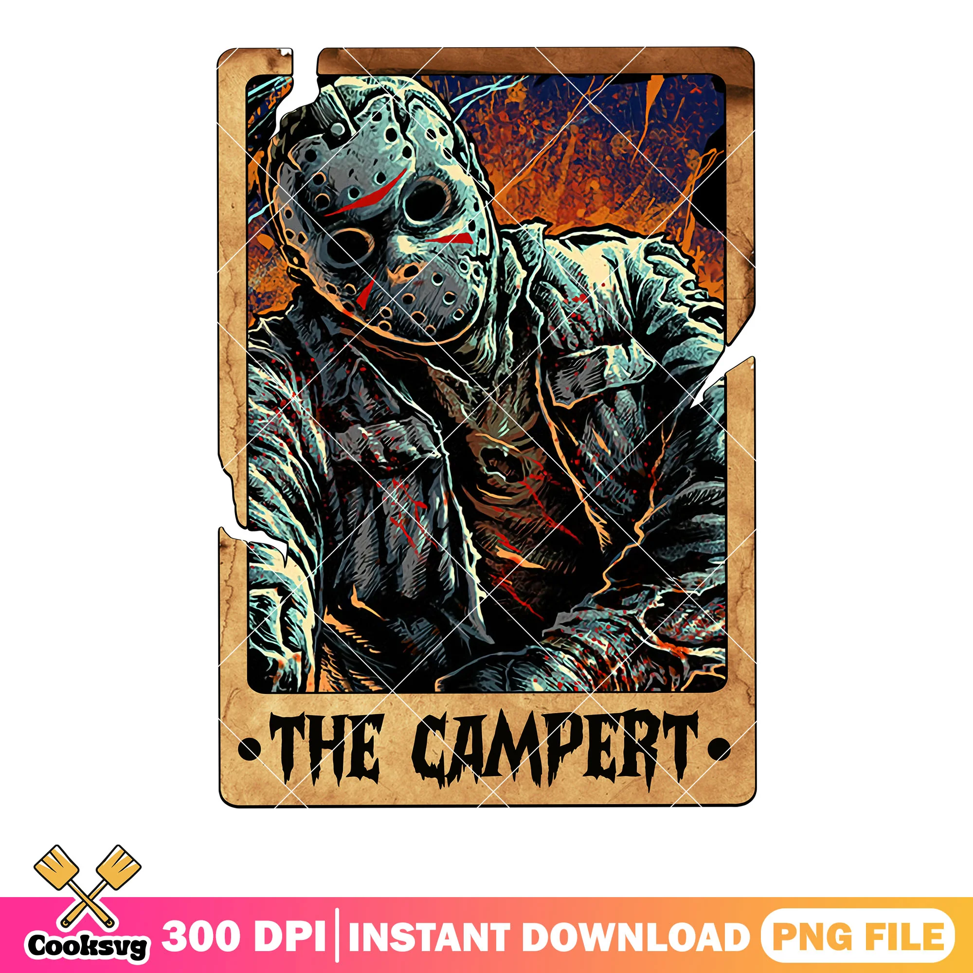 Jason vorheez the evil png, creepy art png, friday the 13th png