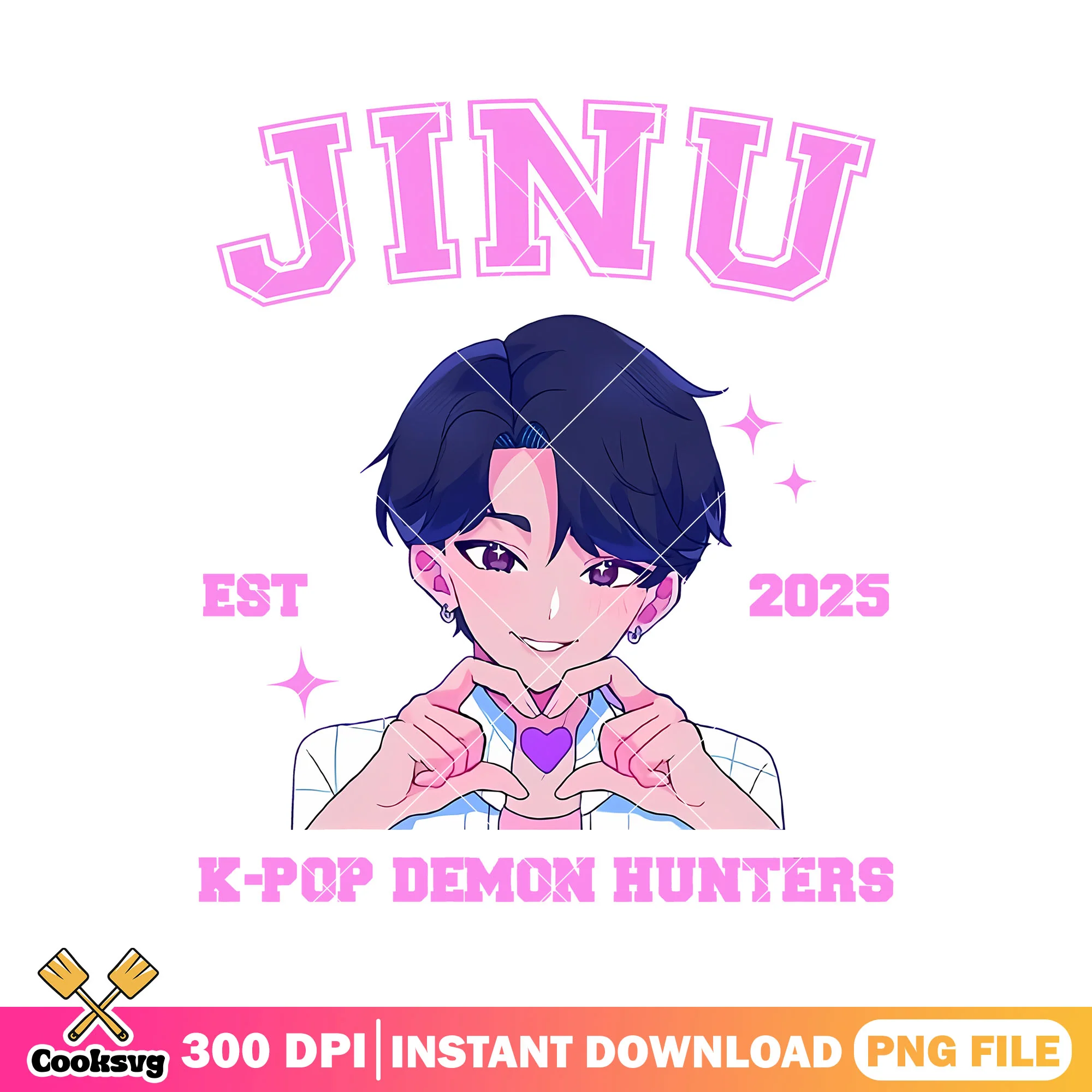 Jinu est 2025 demon hunters png, kpop hunters png, saja boys band png