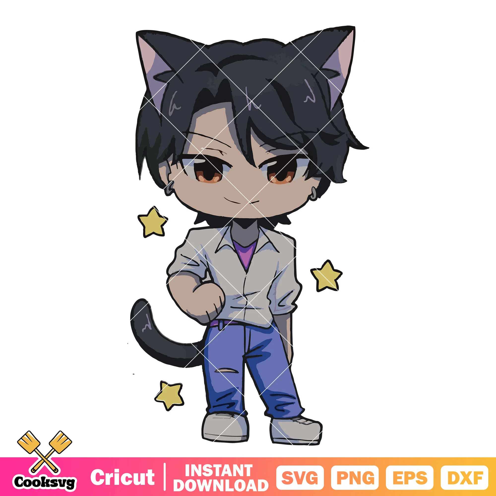 Jinu saja boys cat svg, jinu saja svg, kpop hunters svg