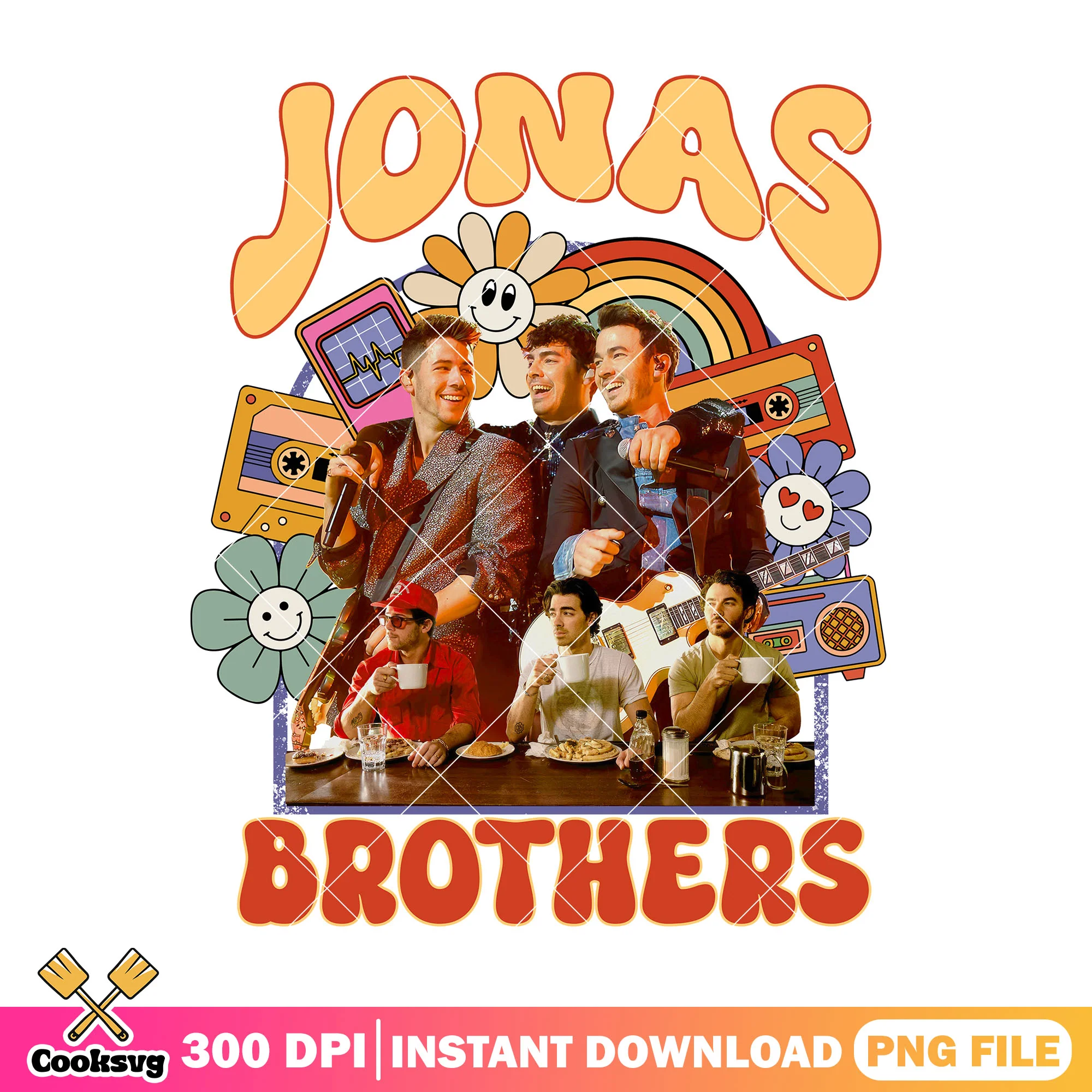 Jonas retro png, jon jones brothers png, jonas brothers tour 2025 png