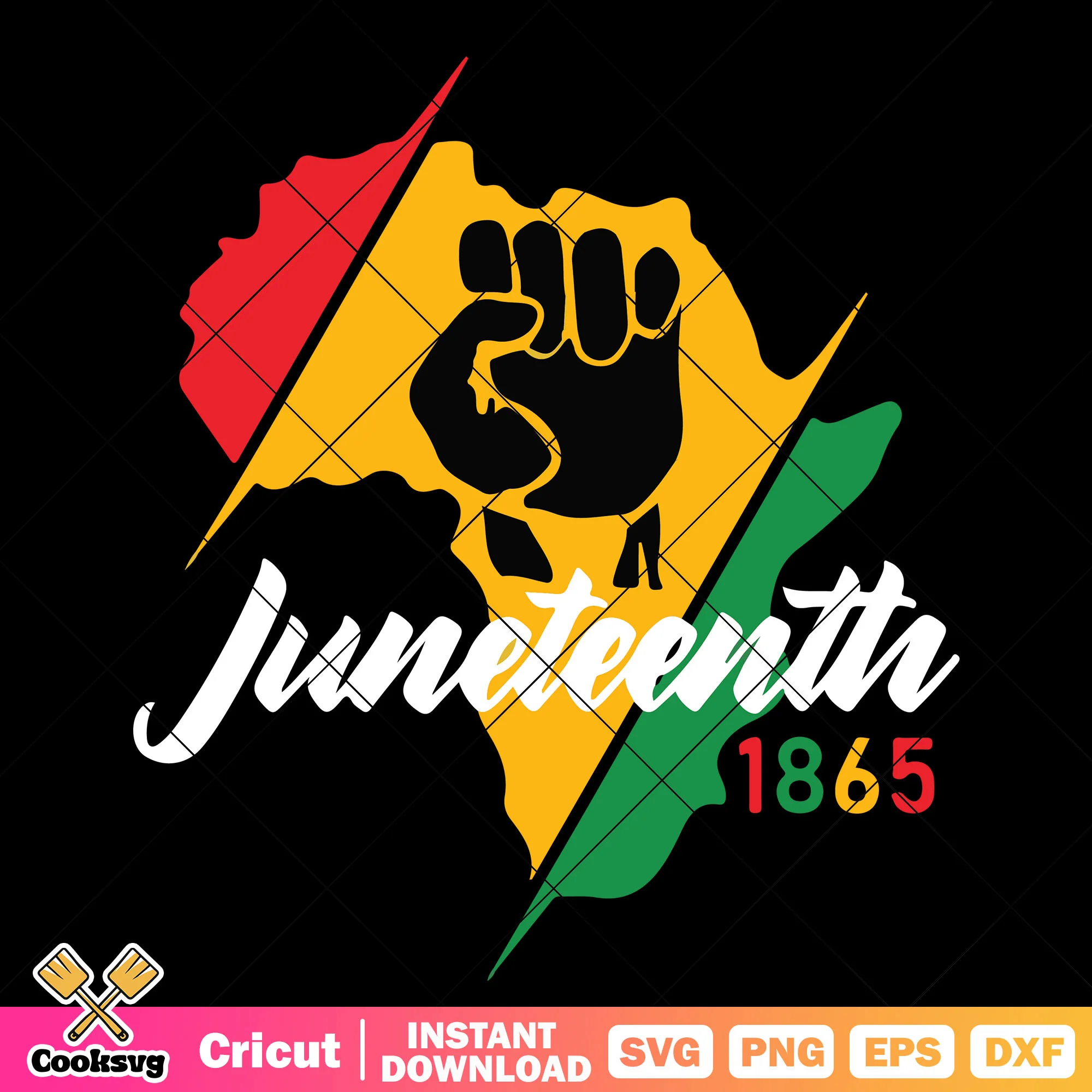 Juneteenth the day of freedom 1865 svg, juneteenth 2025 svg