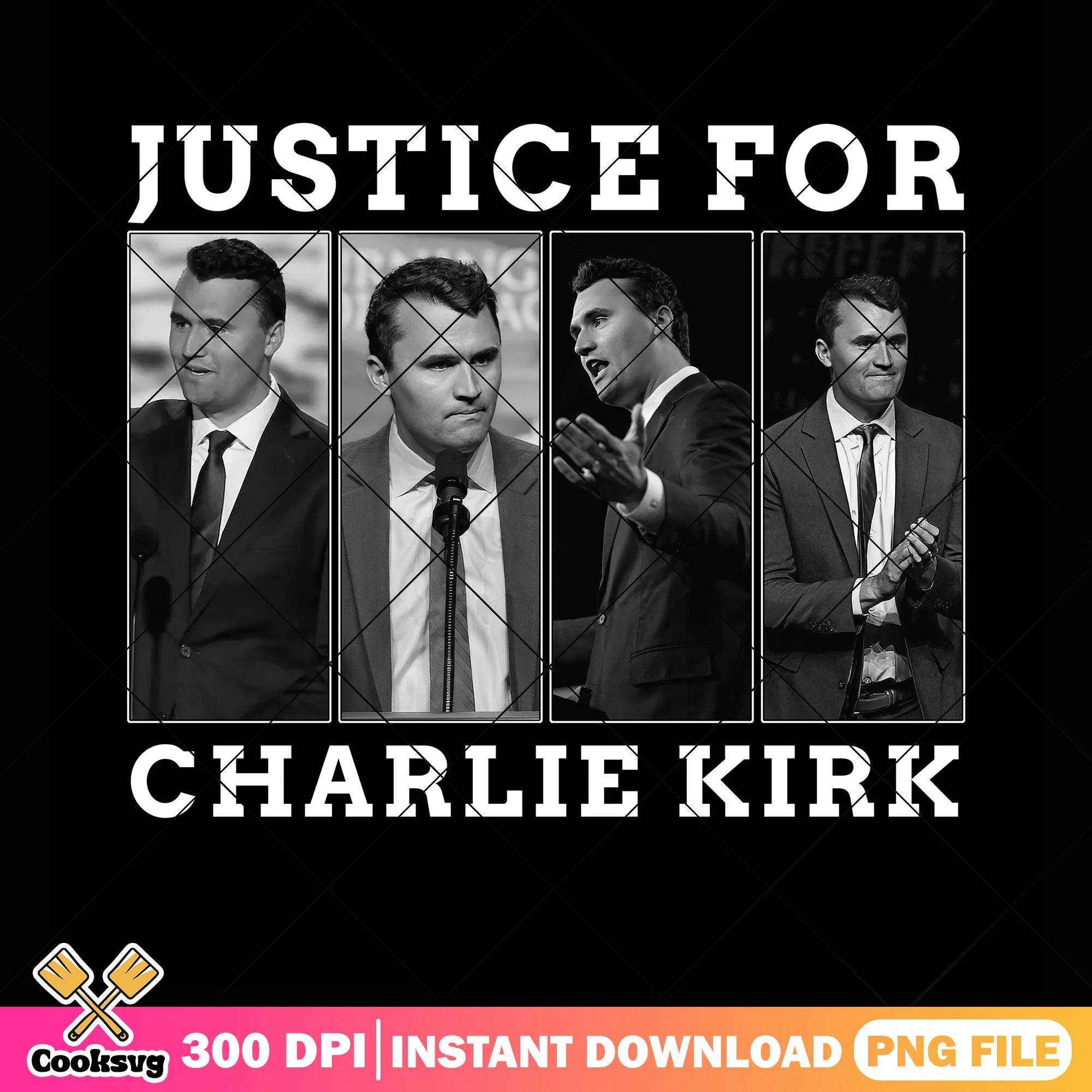 Justice for charlie png, charlie kirk trump png, charlie kirk 2025 png