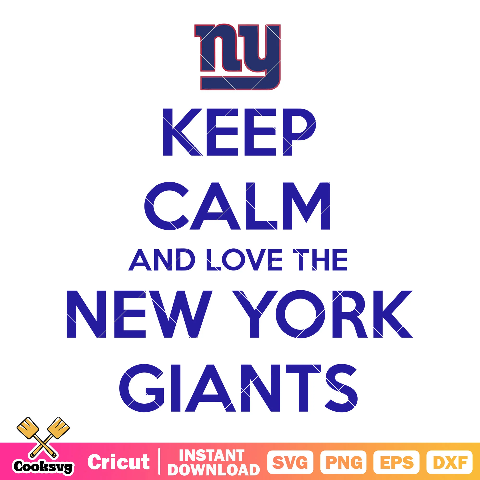 Keep calm and love the new york giants svg, new york giants svg