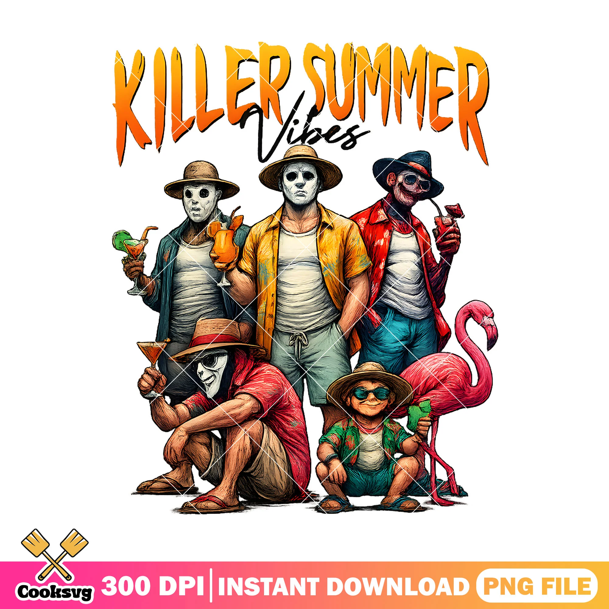 Killersummer horror png, halloween kills png, horror nights png