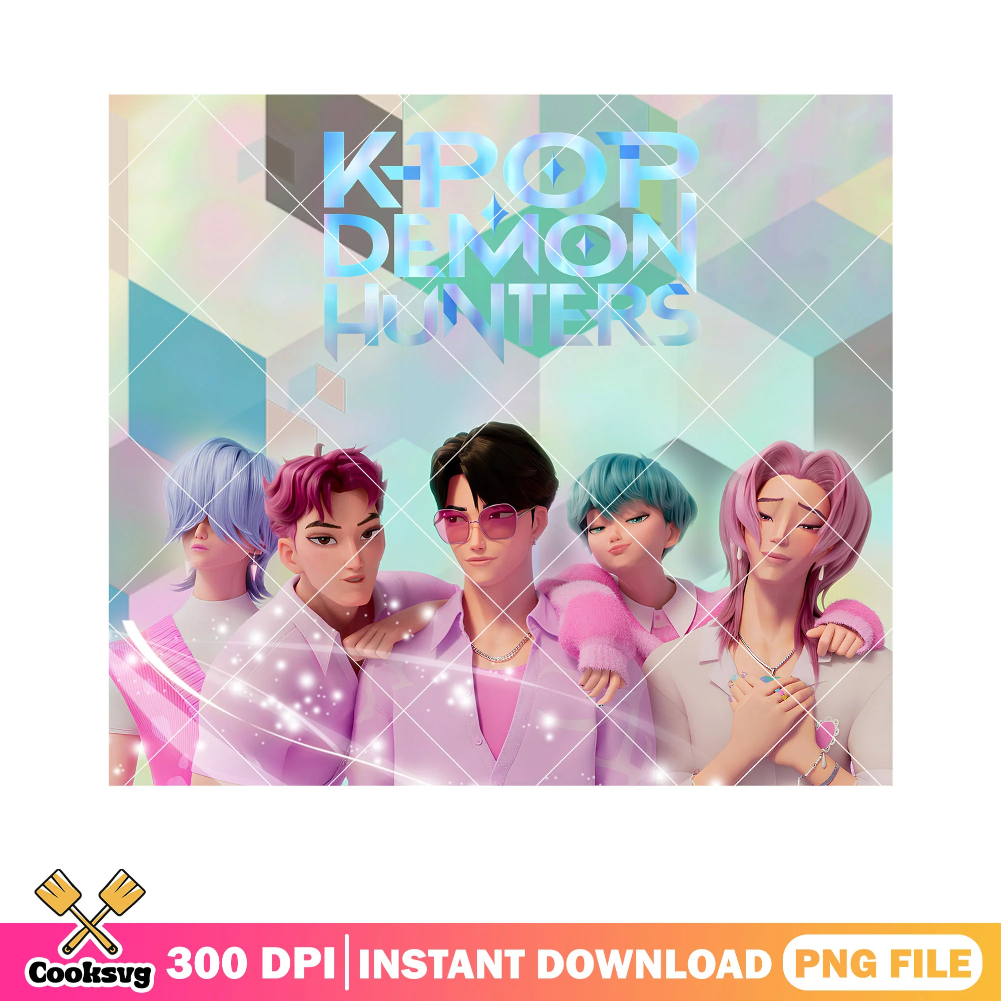 Kpop demon pink boys png tumbler, kpop hunters png, love saja boys png