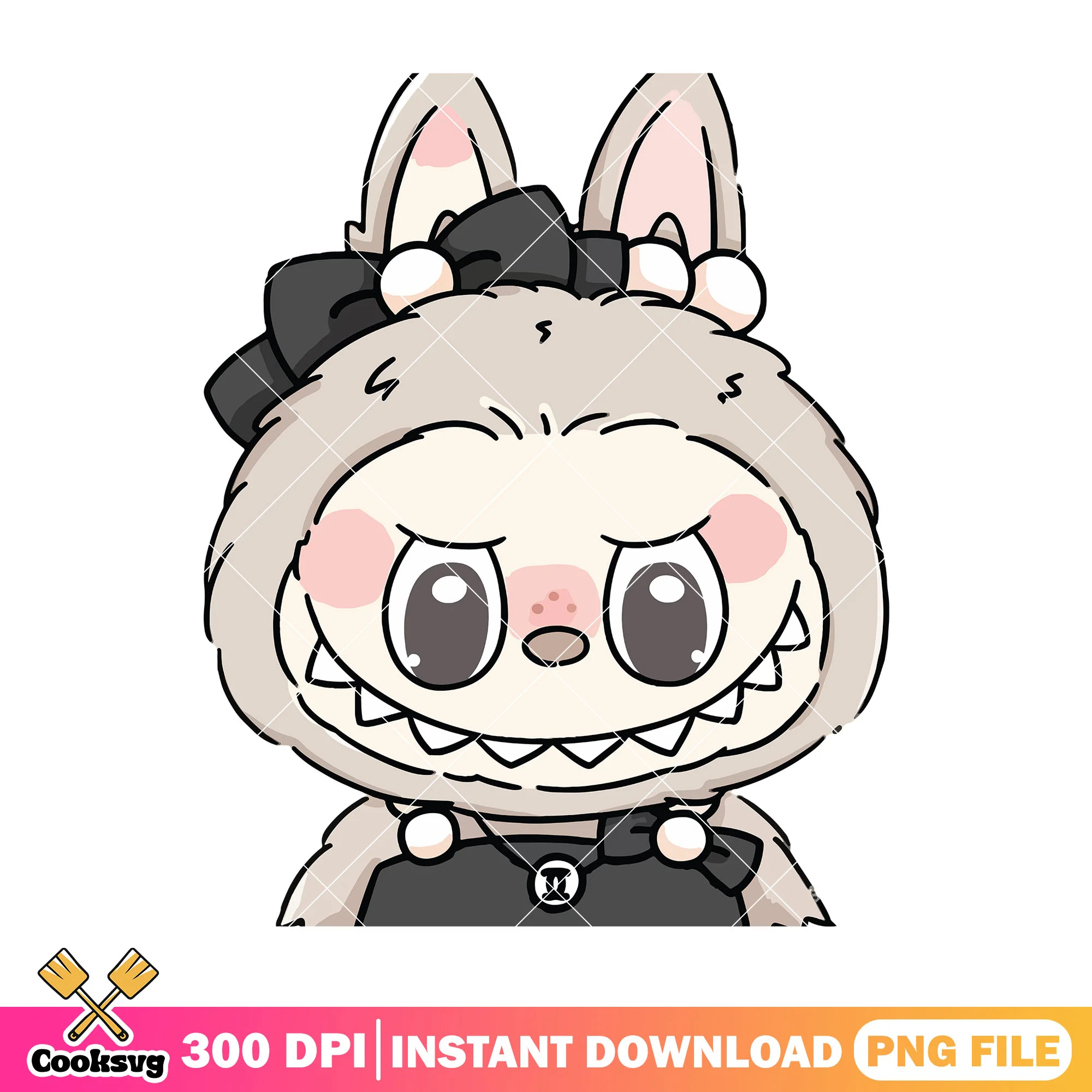 Labubu chanel fashion cosplay png, labubu cute png, labuubuu png