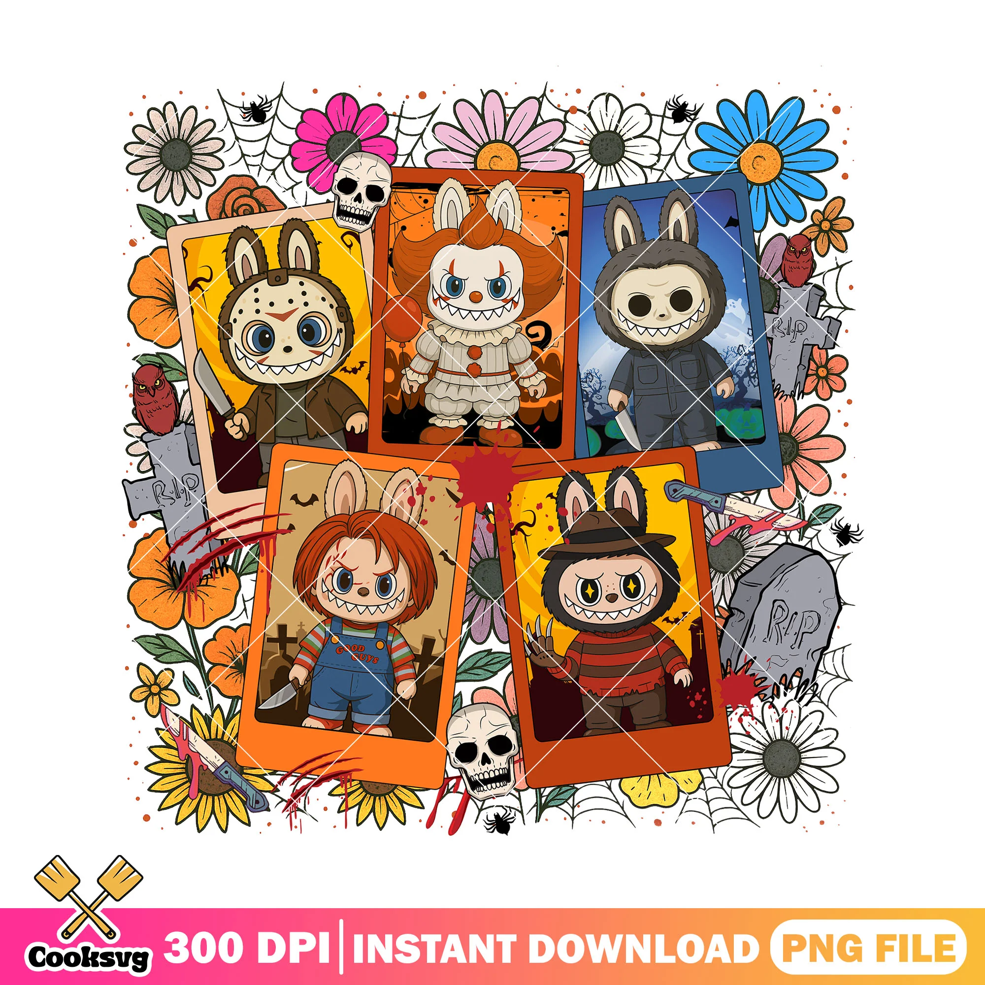 Labubu cosplay halloween png, halloween drawing png, labubu hehe png