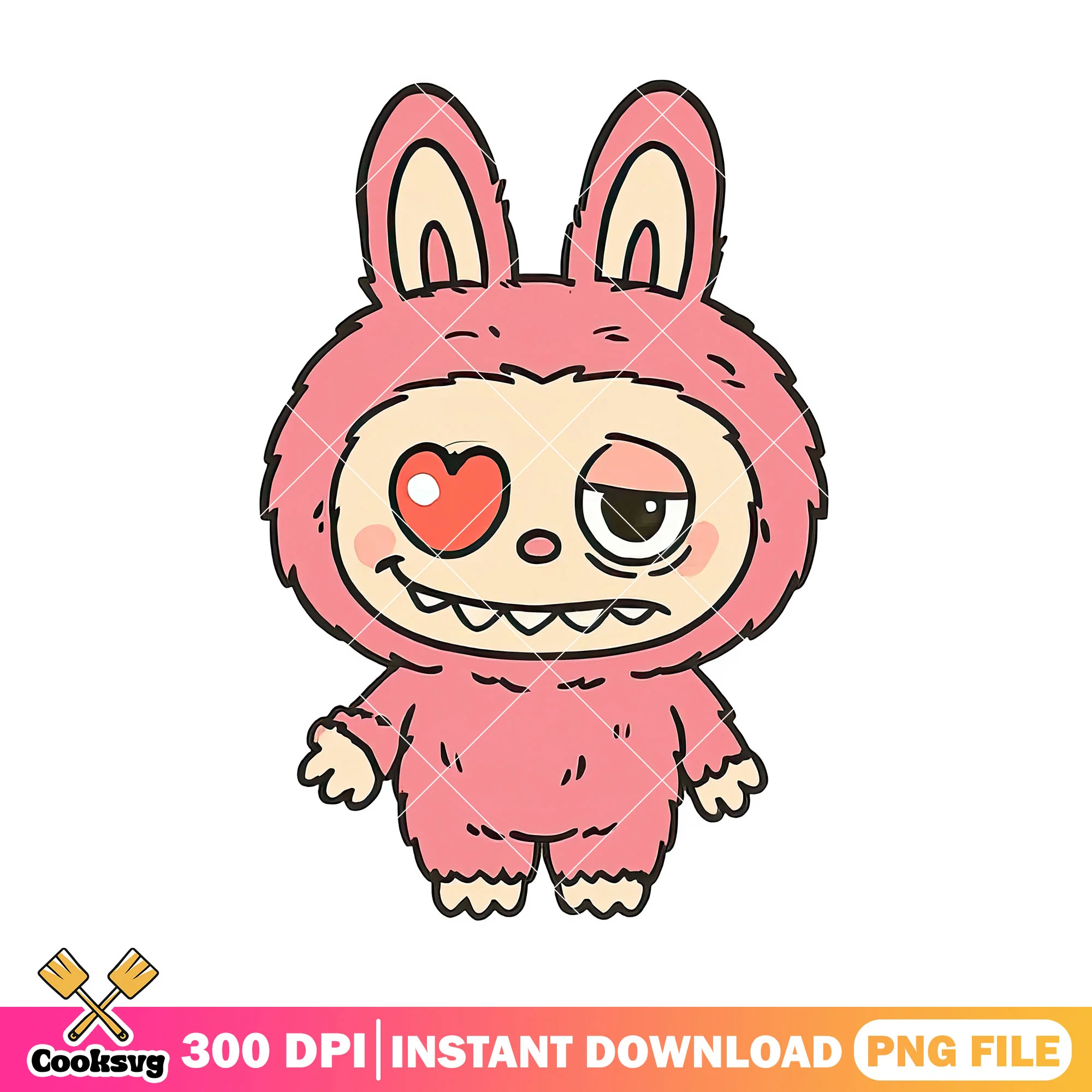 Labubu sarcastic energy png, cute labubu png, popmart labubu png